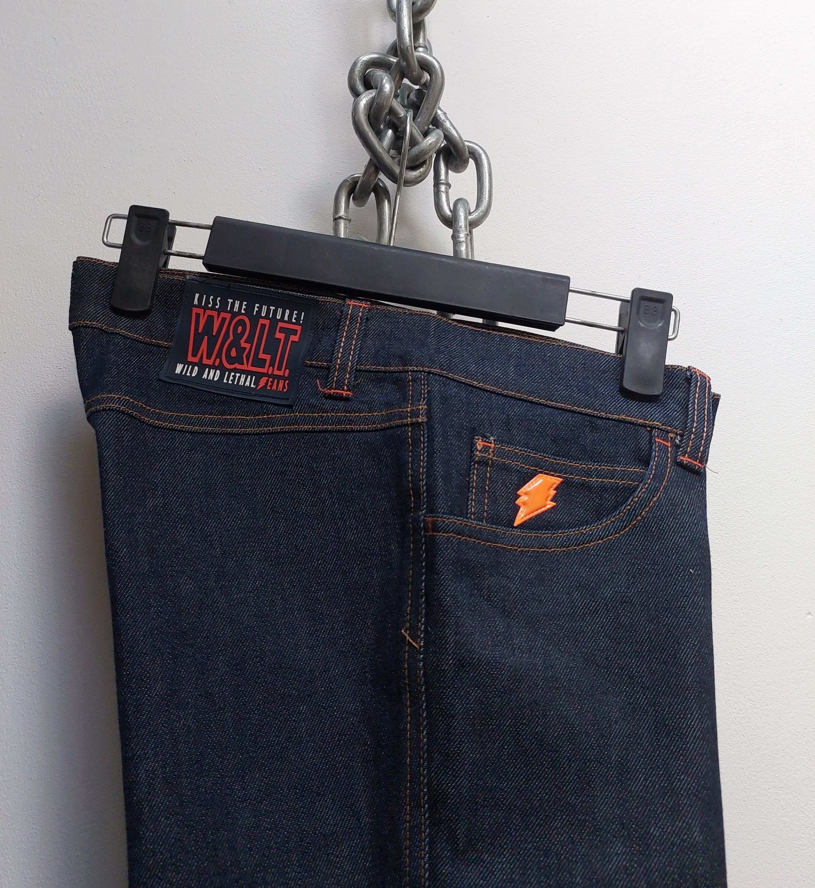 W&LT Walter Van Beirendonck low Rise semi flare Jeans Size 26" / US 2 / IT 38 - 4 Thumbnail