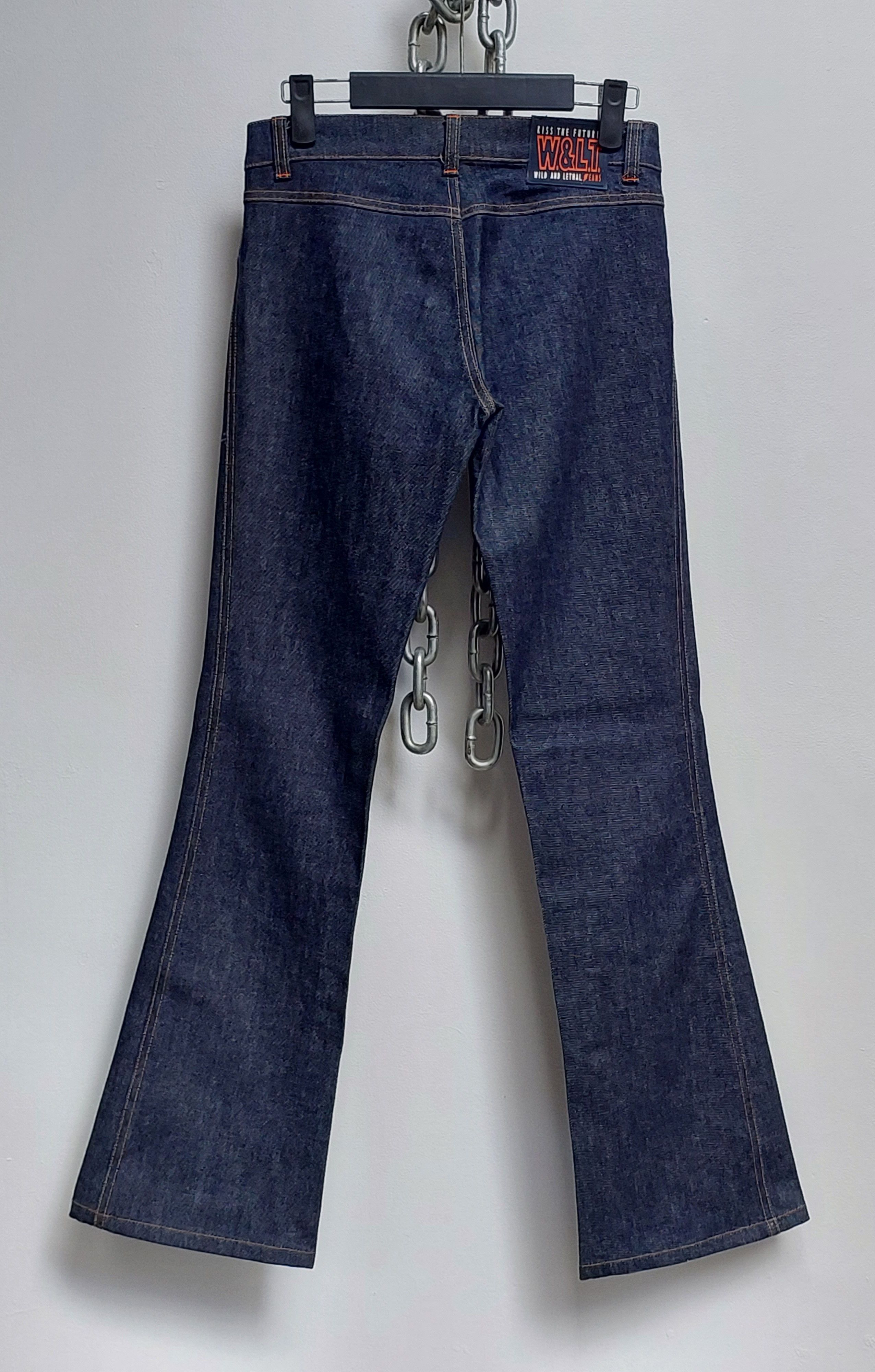 W&LT Walter Van Beirendonck low Rise semi flare Jeans Size 26" / US 2 / IT 38 - 6 Thumbnail