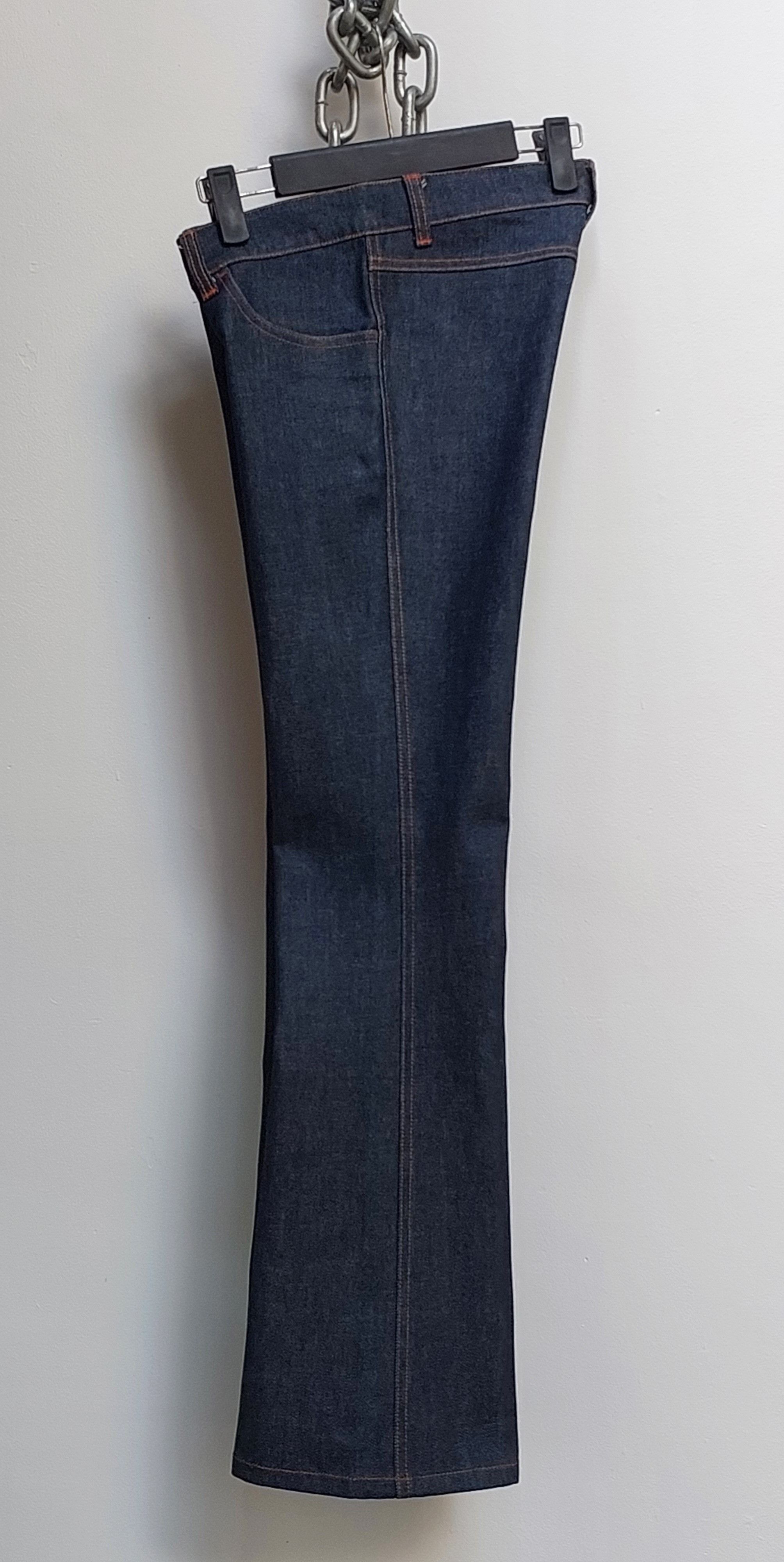 W&LT Walter Van Beirendonck low Rise semi flare Jeans Size 26" / US 2 / IT 38 - 2 Thumbnail