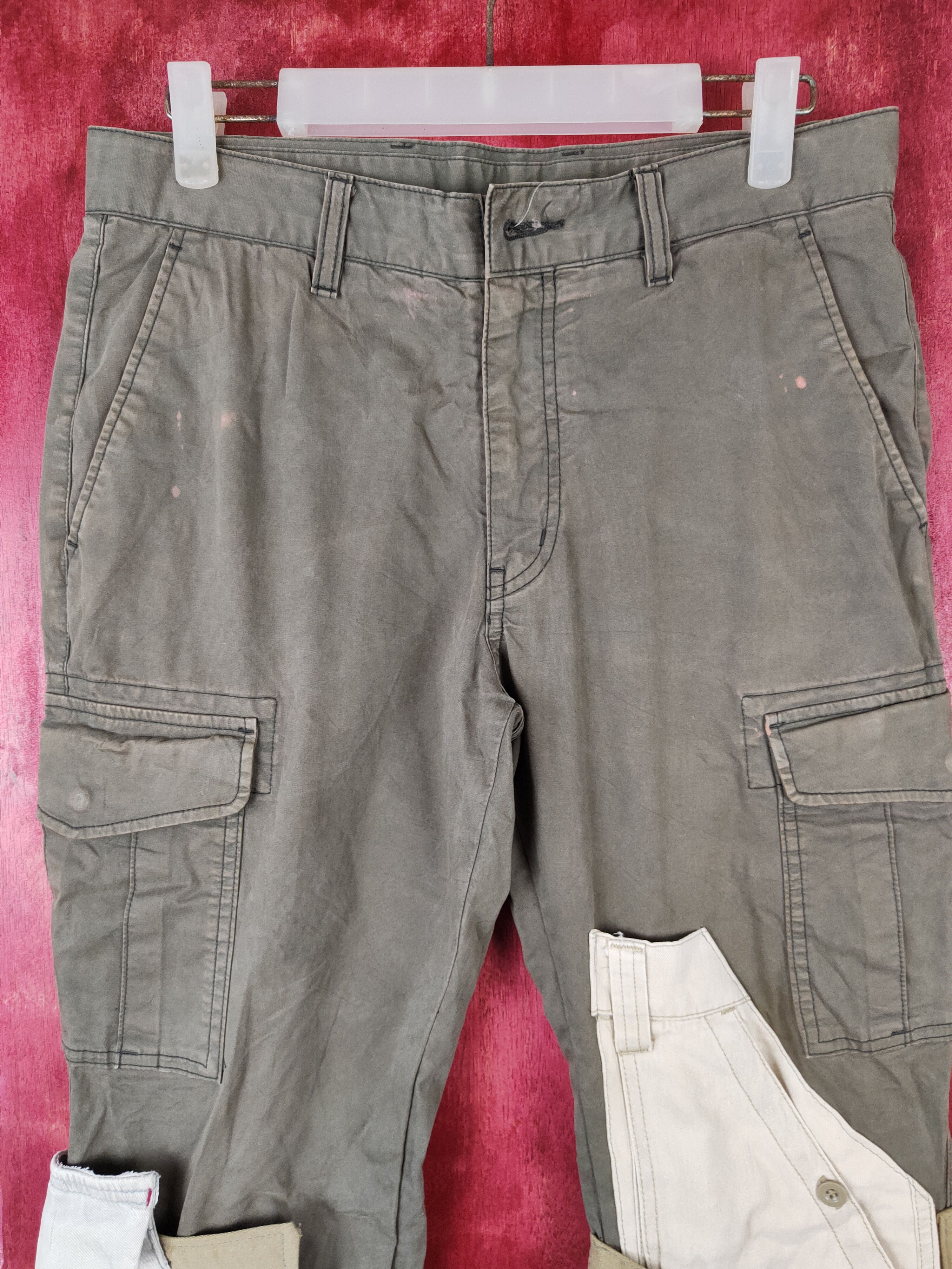 Japanese Brand DL Uniqlo reworked custom Multi Pocket Cargo Pants #5154 Size US 30 / EU 46 - 2 Thumbnail