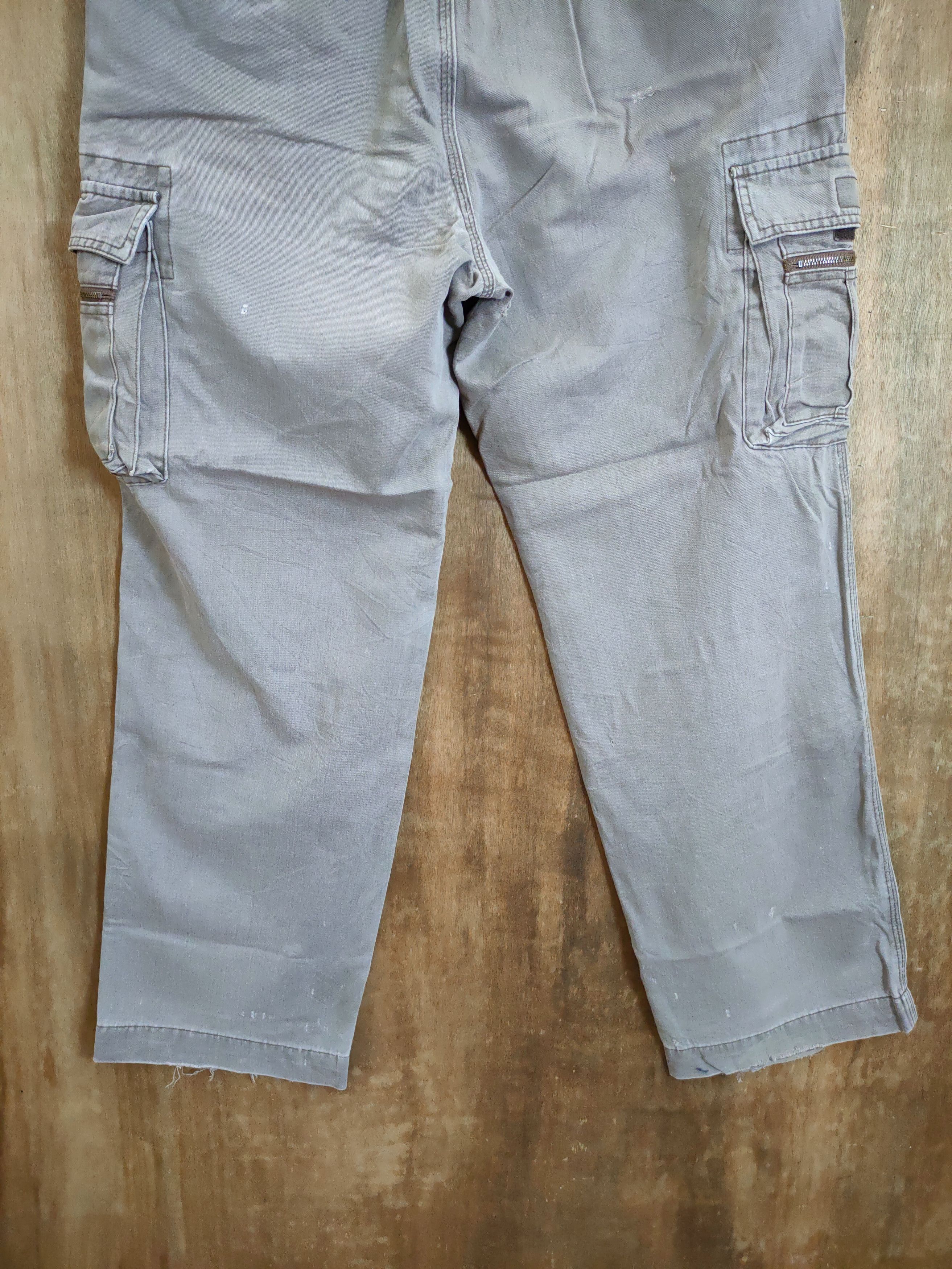 Japanese Brand DLL gran cisco vintage thrashed cargo pants #46-360 Size US 35 - 8 Thumbnail
