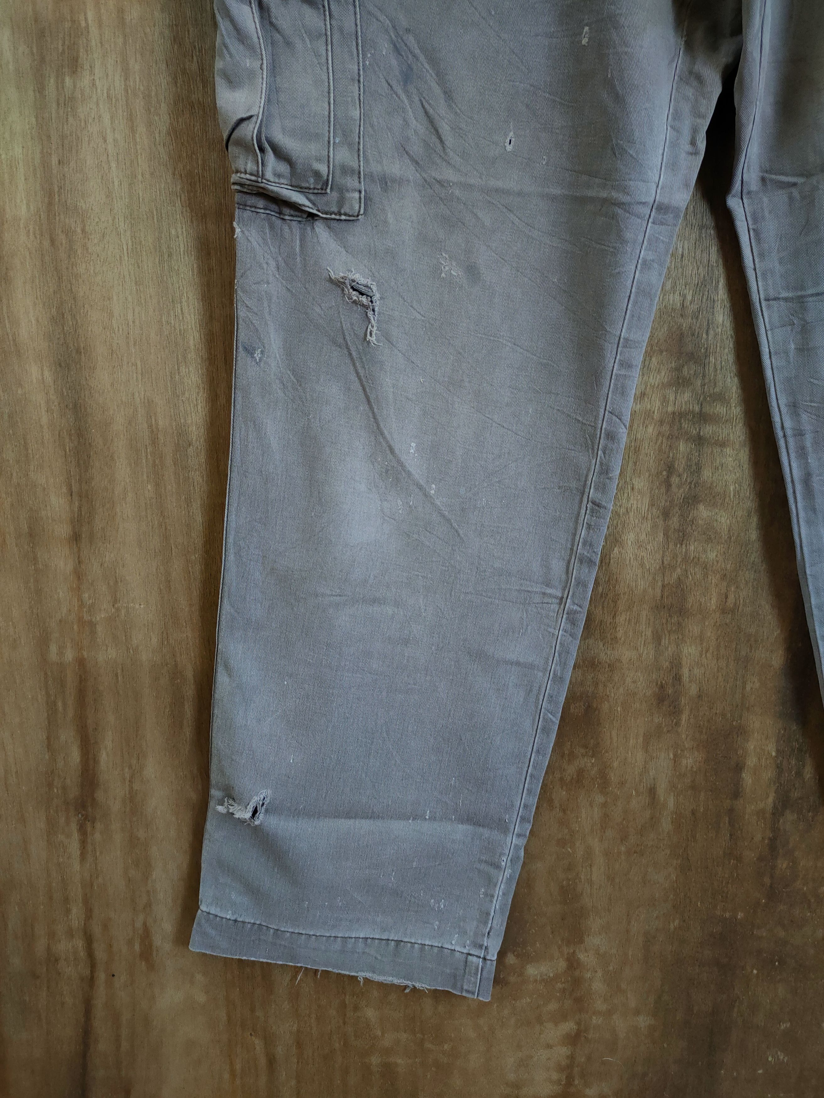 Japanese Brand DLL gran cisco vintage thrashed cargo pants #46-360 Size US 35 - 2 Thumbnail