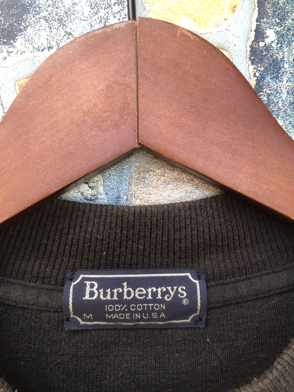 Burberry Vintage Burberry Big Logo Embroidery Sweatshirt Made In Usa Size US M / EU 48-50 / 2 - 3 Thumbnail