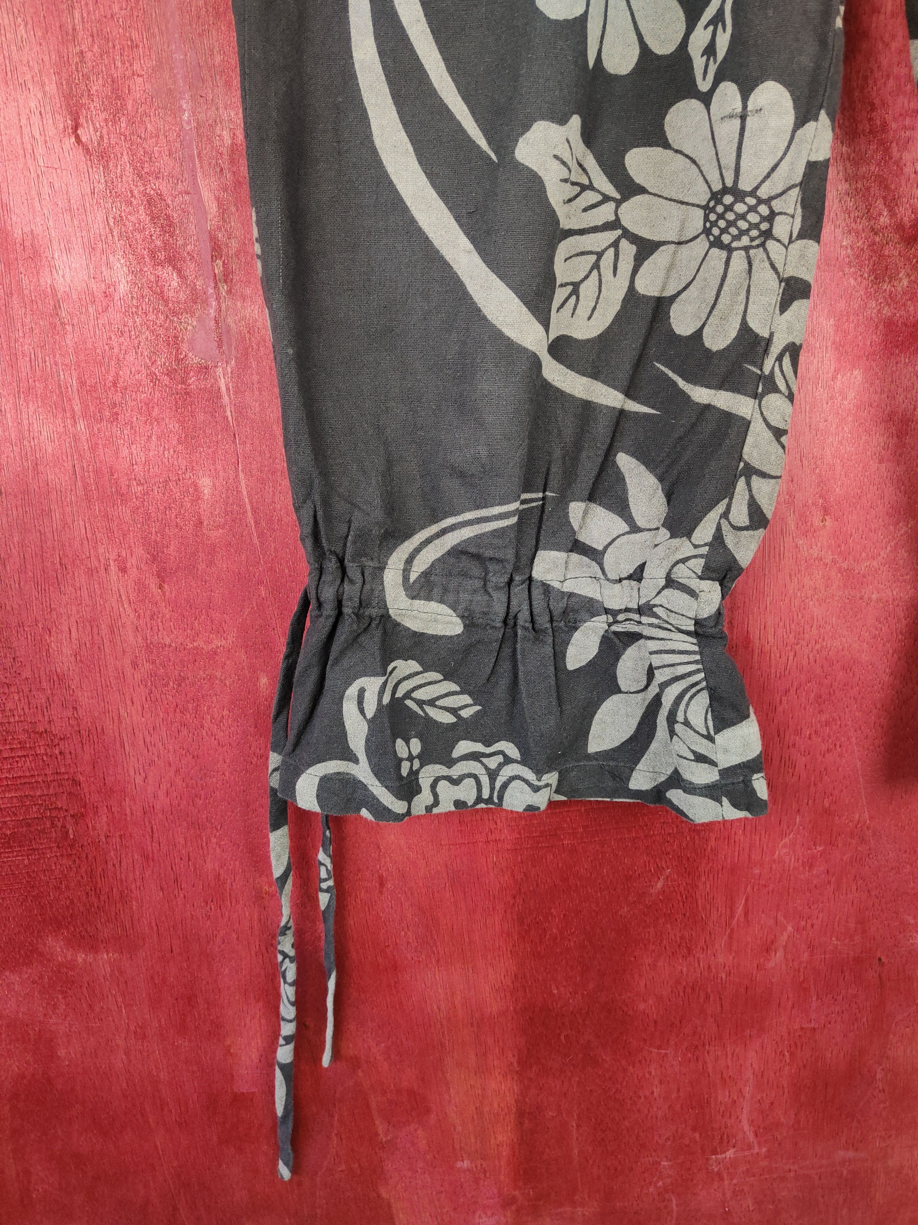 Japanese Brand Japanese Brand art flower black/gray pant #S349 Size US 26 / EU 42 - 6 Thumbnail