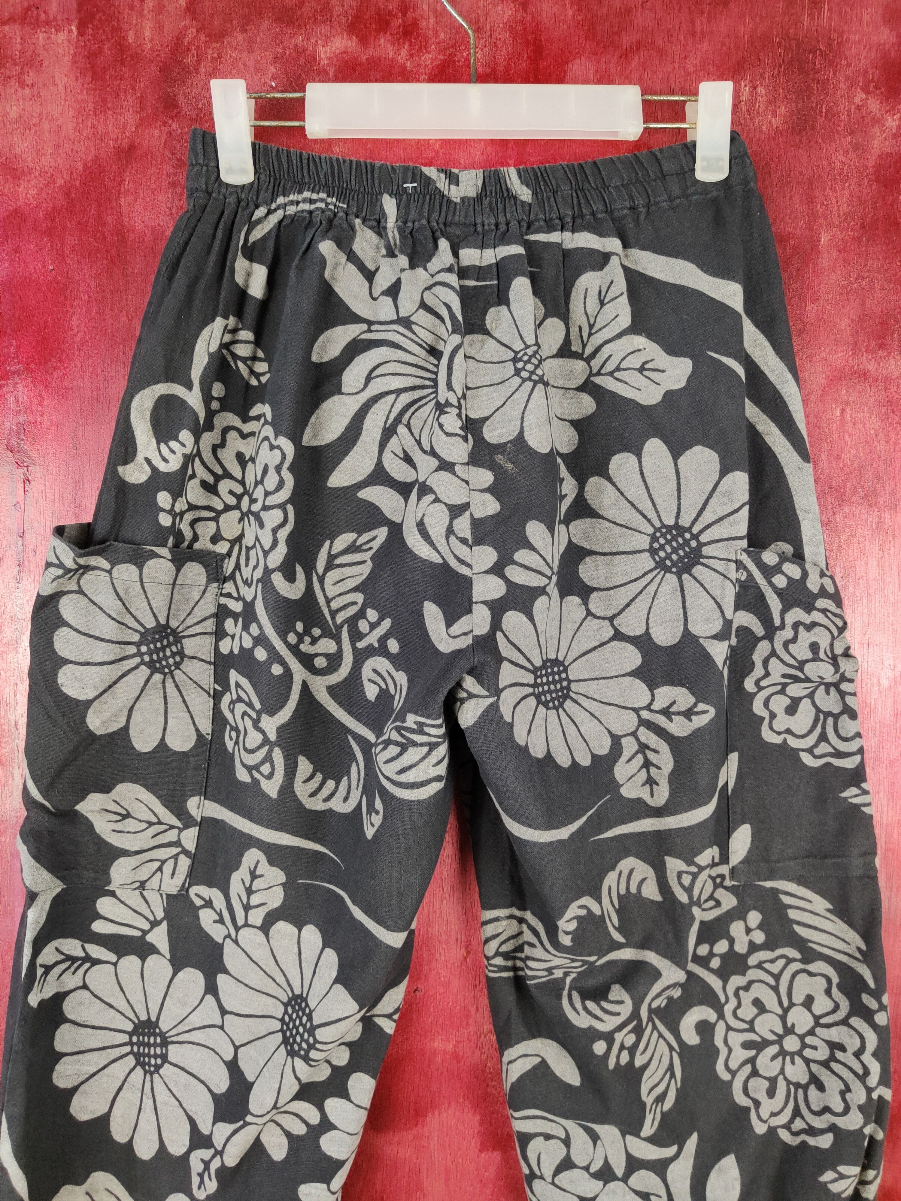 Japanese Brand Japanese Brand art flower black/gray pant #S349 Size US 26 / EU 42 - 9 Thumbnail