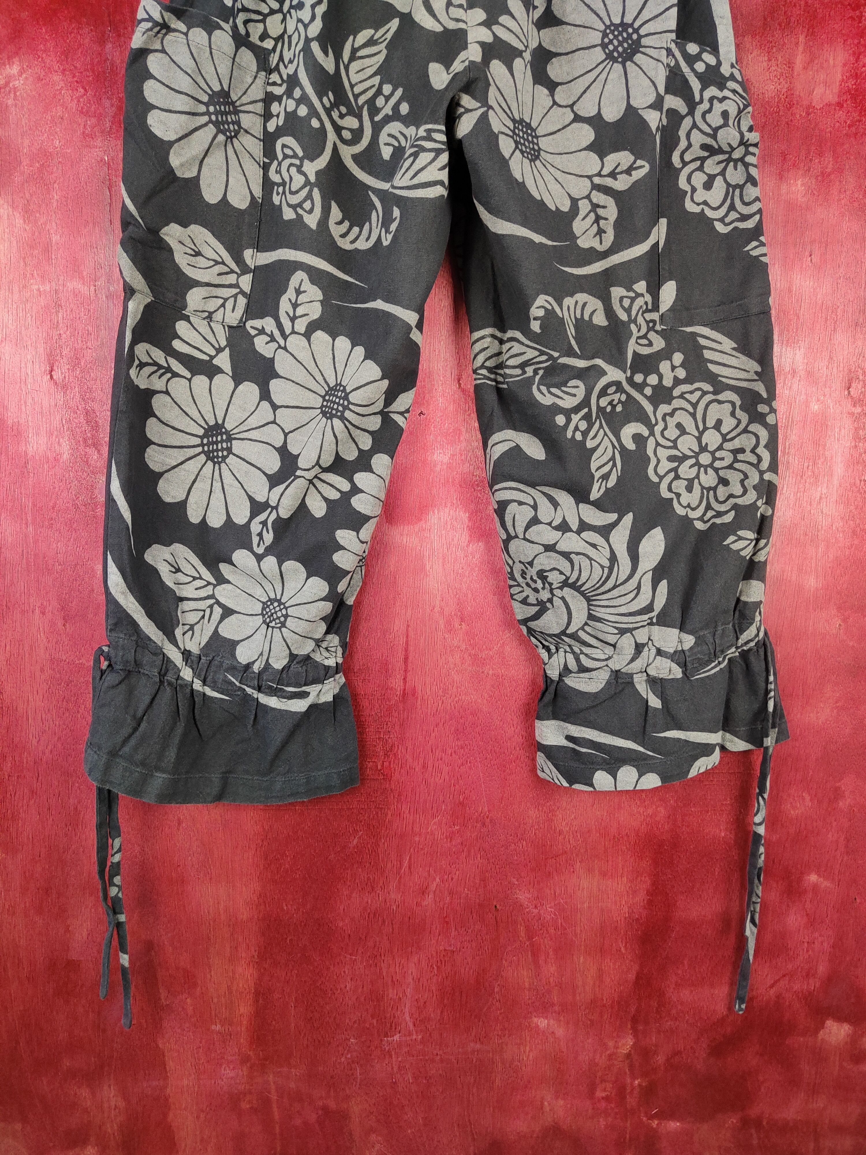 Japanese Brand Japanese Brand art flower black/gray pant #S349 Size US 26 / EU 42 - 10 Thumbnail