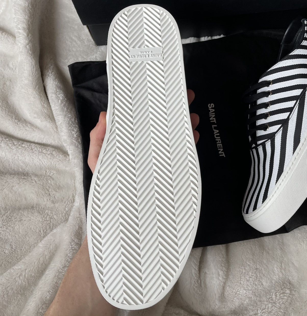 Saint Laurent Paris Saint Laurent Low Sneakers Size US 12 / EU 45 - 5 Thumbnail