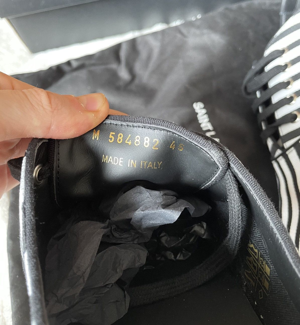 Saint Laurent Paris Saint Laurent Low Sneakers Size US 12 / EU 45 - 6 Thumbnail
