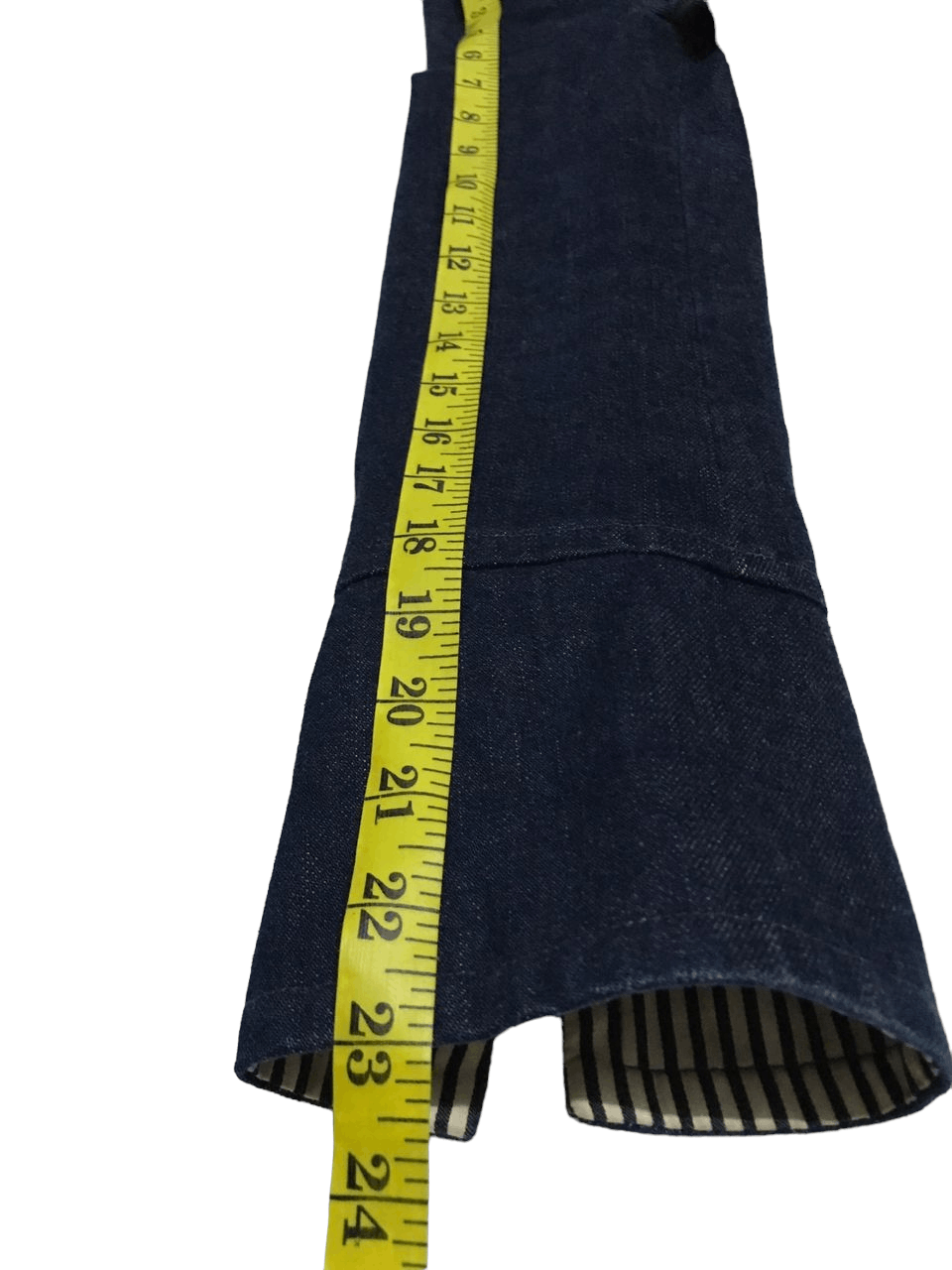 Japanese Brand × iO Rare Input Output(iO)Ladies Long Denim Jacket Size M / US 6-8 / IT 42-44 - 13 Thumbnail