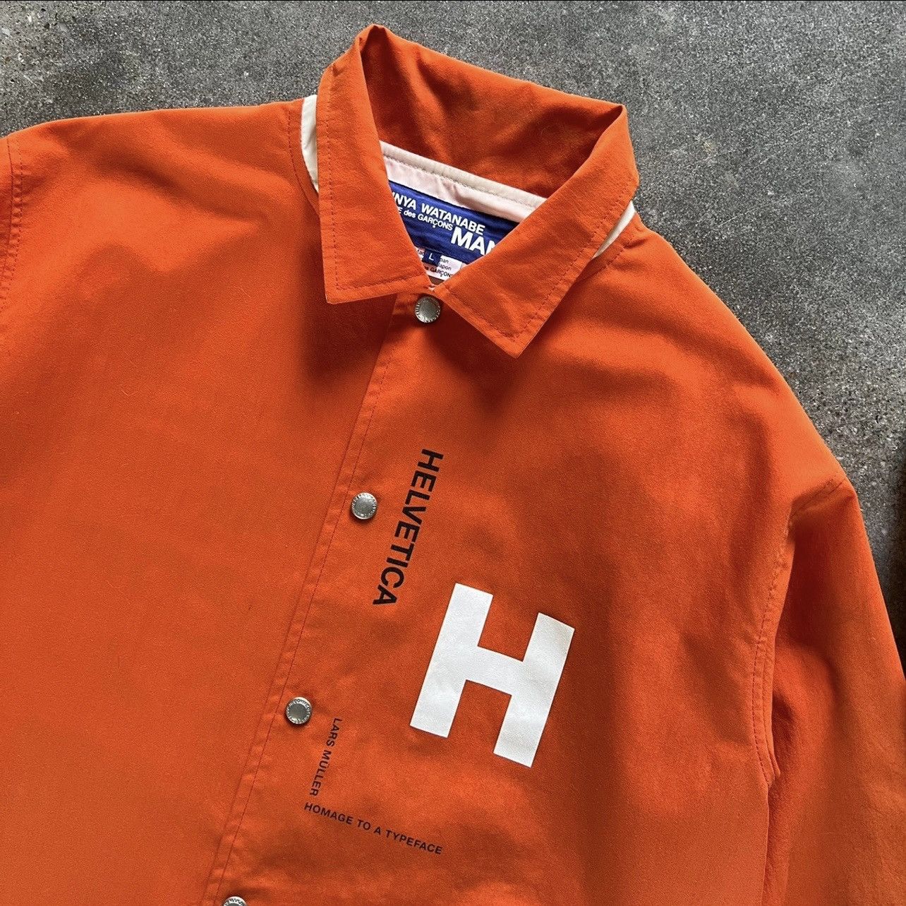 Junya Watanabe Junya Watanabe 21SS Helvetica Reversible Coach Jacket Size US L / EU 52-54 / 3 - 2 Thumbnail