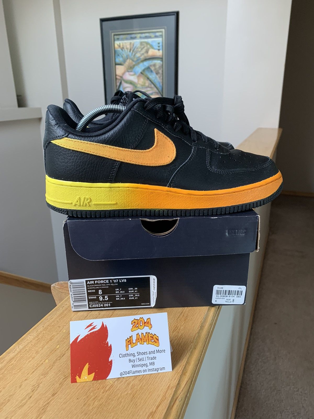 Nike Airforce 1 Orange Graident