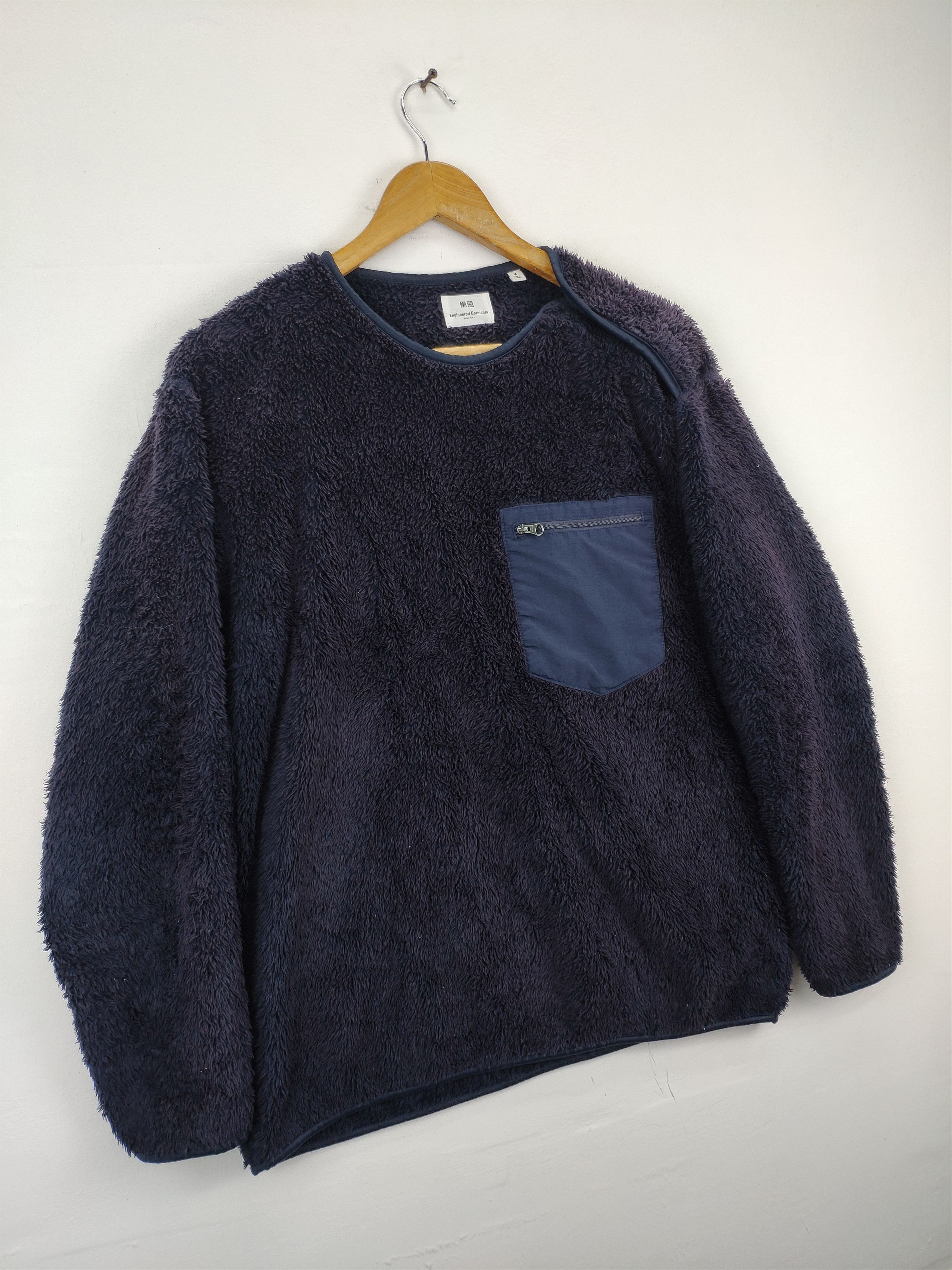 Engineered Garments × Japanese Brand × Uniqlo Engineered Garments Uniqlo Fleece Sherpa Sweatshirt Size US M / EU 48-50 / 2 - 6 Thumbnail