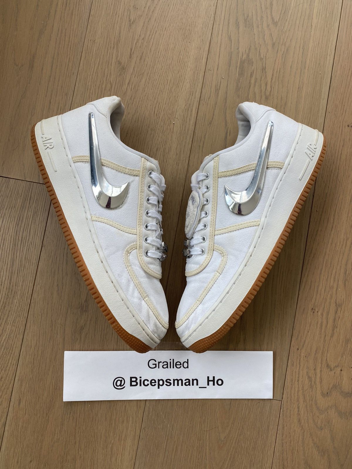 Nike Air Force Low Travis Scott AF100 White US12