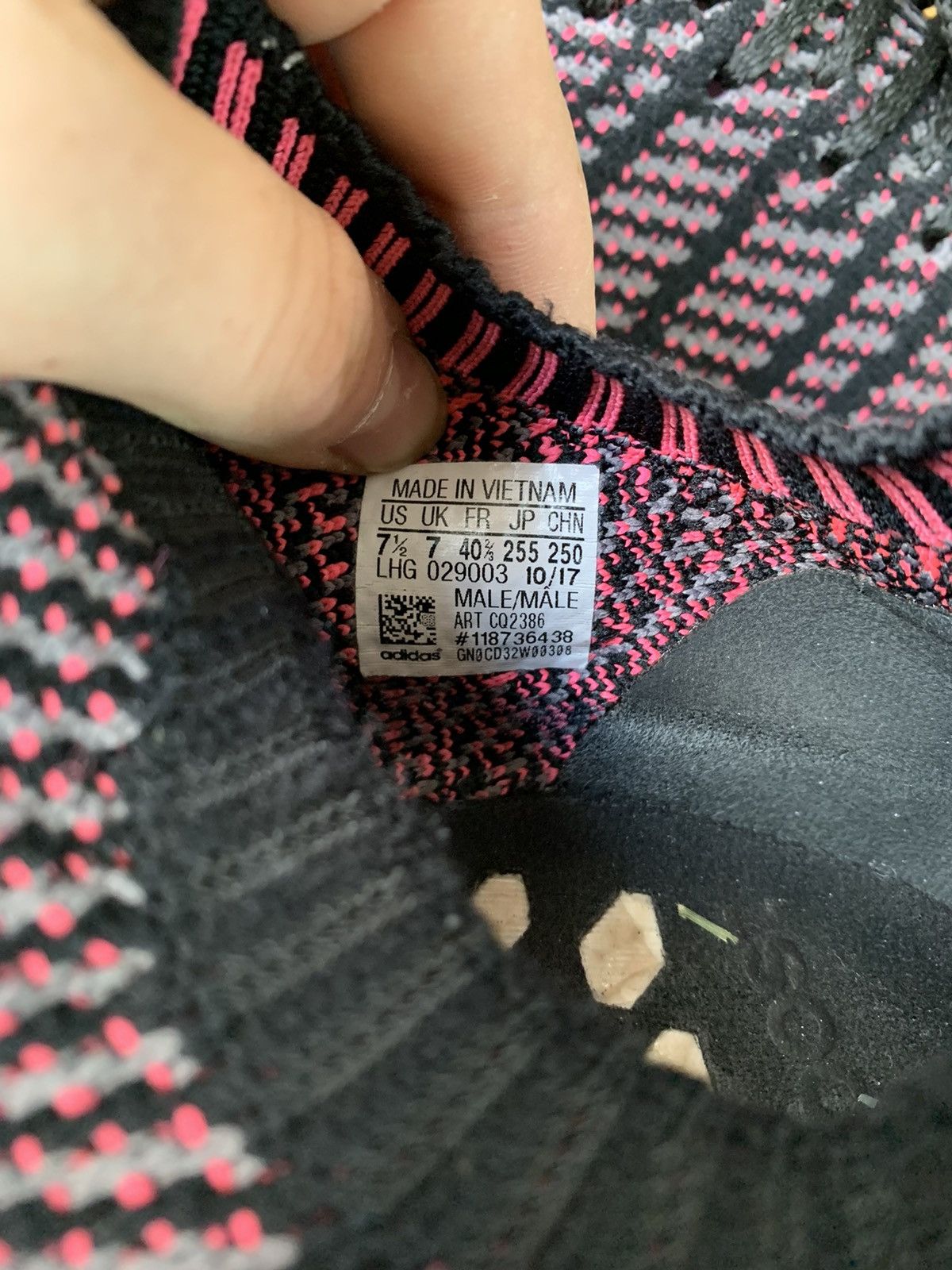 Adidas NMD_R1 STLT Primeknit Solar Pink 2018 Size US 7.5 / EU 40-41 - 6 Thumbnail