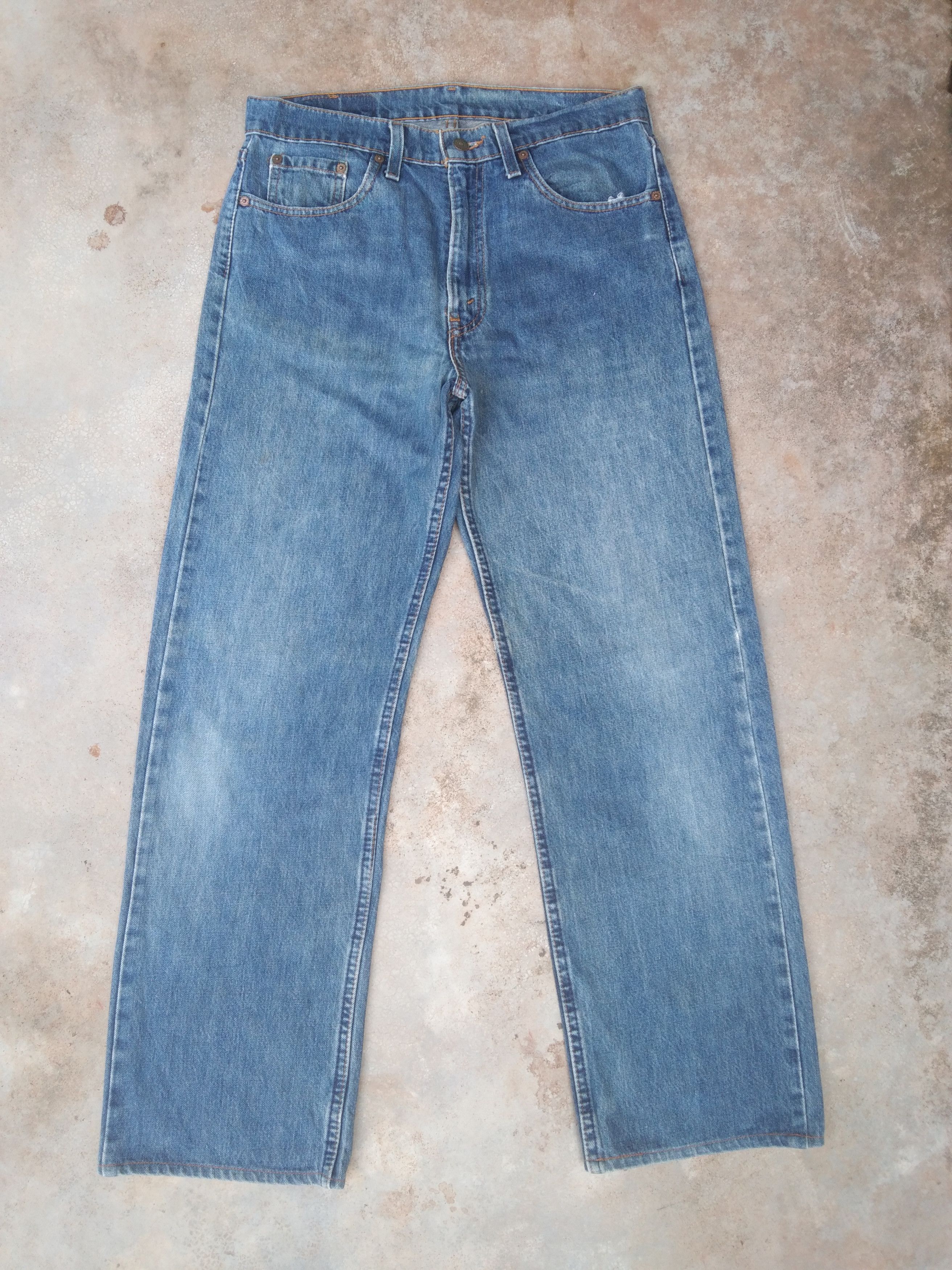 Jean Levi s Vintage 90s Vintage Levi s Jeans 519 Made In USA Straight Leg Denim Grailed