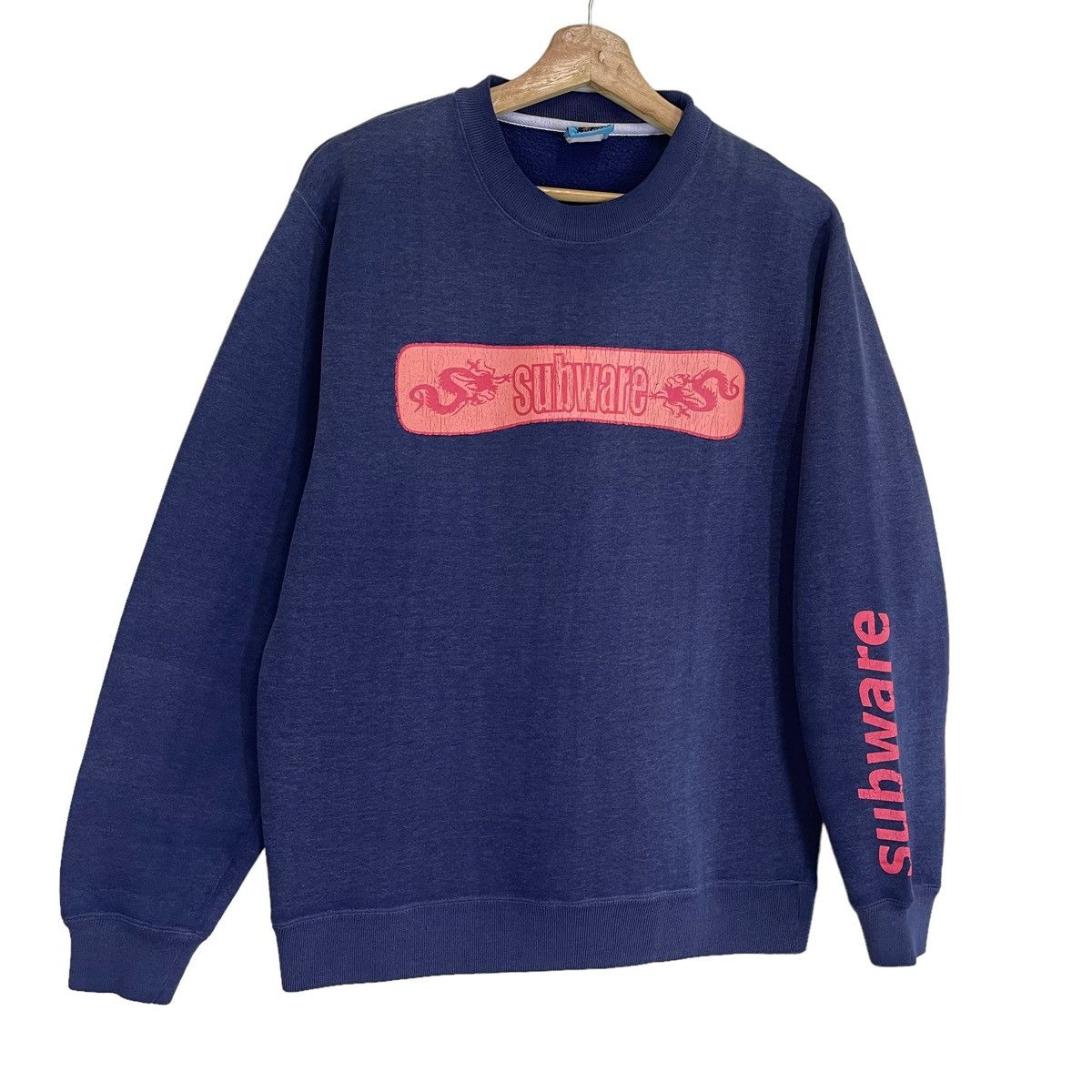 Recon Vintage 90s Subware Crewneck Sweatshirt Size M Size US M / EU 48-50 / 2 - 2 Thumbnail