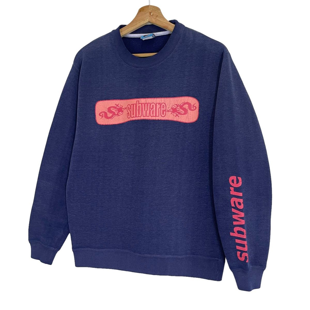 Recon Vintage 90s Subware Crewneck Sweatshirt Size M Size US M / EU 48-50 / 2 - 3 Thumbnail