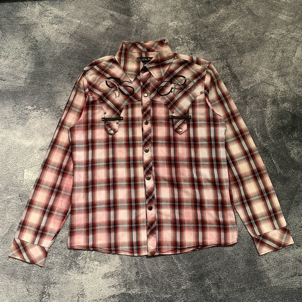If Six Was Nine × In The Attic × Le Grande Bleu (L.G.B.) 🔥In The Attic studed embroidery long sleeve shirt Size US L / EU 52-54 / 3 - 1 Thumbnail
