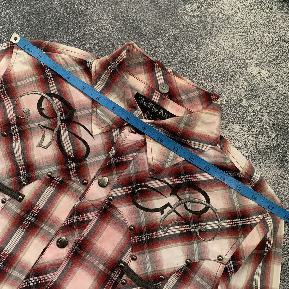 If Six Was Nine × In The Attic × Le Grande Bleu (L.G.B.) 🔥In The Attic studed embroidery long sleeve shirt Size US L / EU 52-54 / 3 - 11 Thumbnail