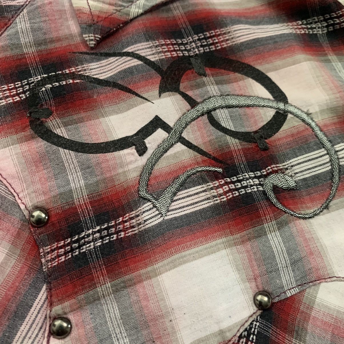 If Six Was Nine × In The Attic × Le Grande Bleu (L.G.B.) 🔥In The Attic studed embroidery long sleeve shirt Size US L / EU 52-54 / 3 - 5 Thumbnail