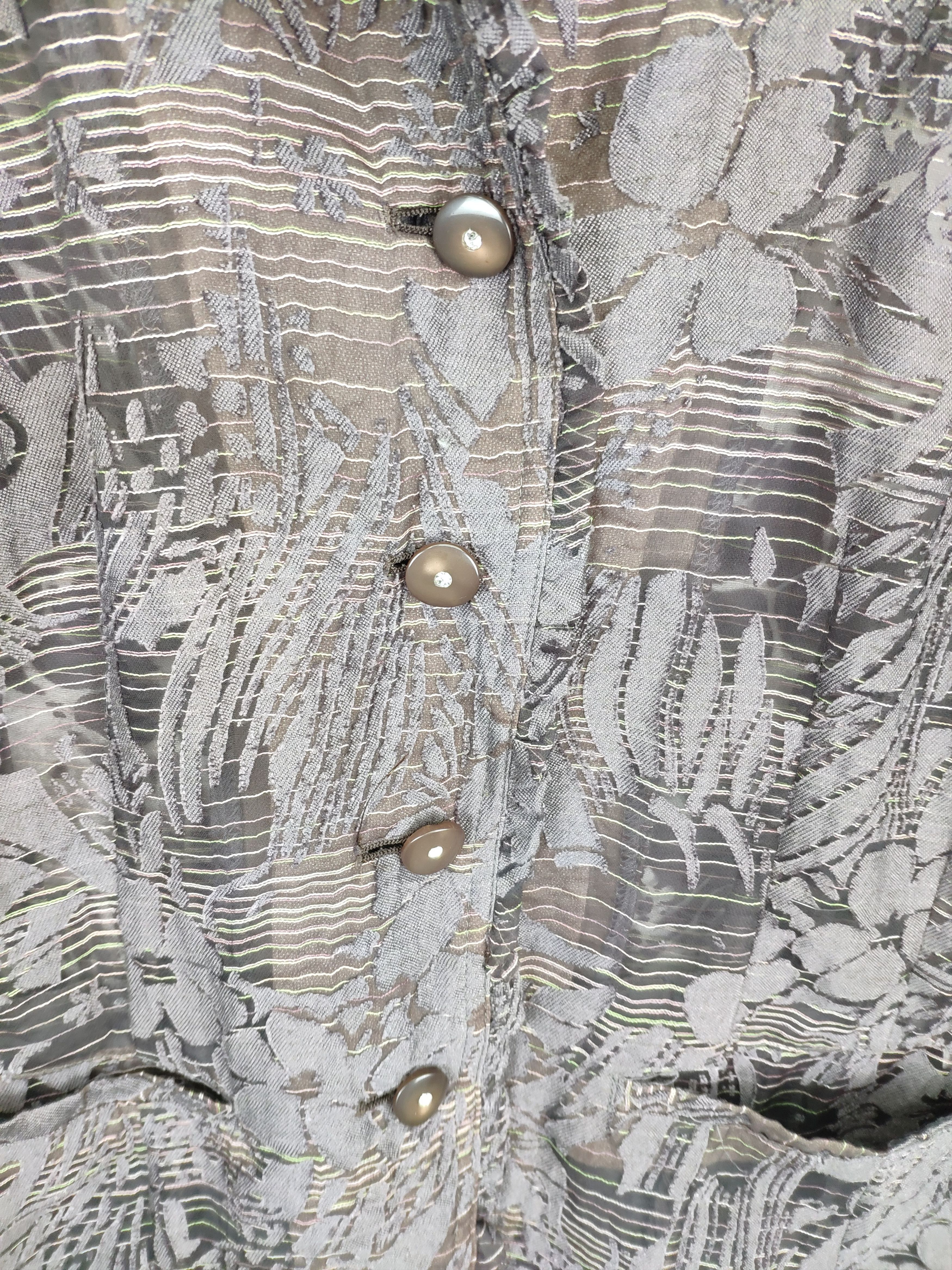 Designer × Japanese Brand Vintage Lace Shirt Transparent Button Up FROHLICH Size M / US 6-8 / IT 42-44 - 11 Thumbnail