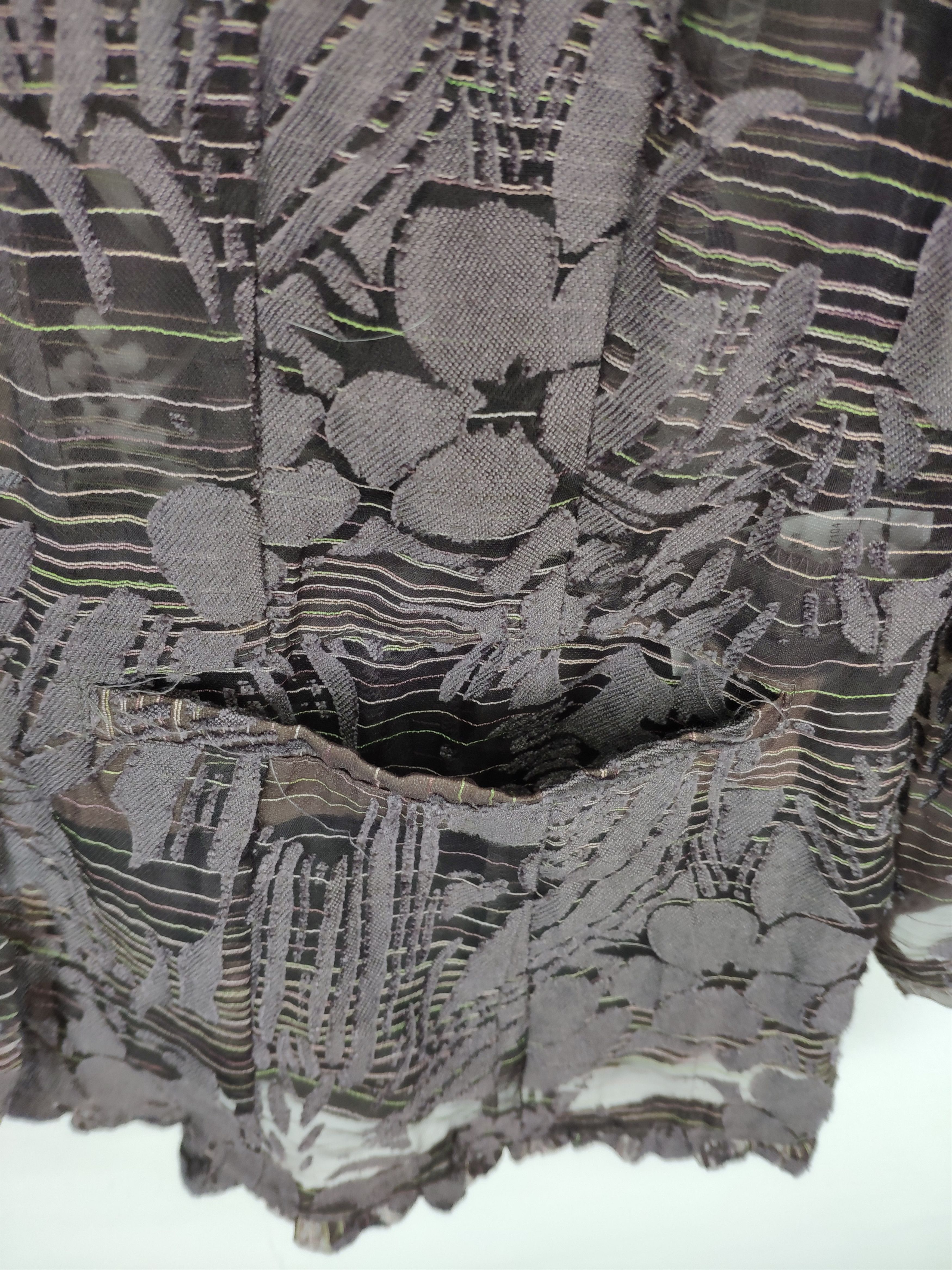 Designer × Japanese Brand Vintage Lace Shirt Transparent Button Up FROHLICH Size M / US 6-8 / IT 42-44 - 12 Thumbnail