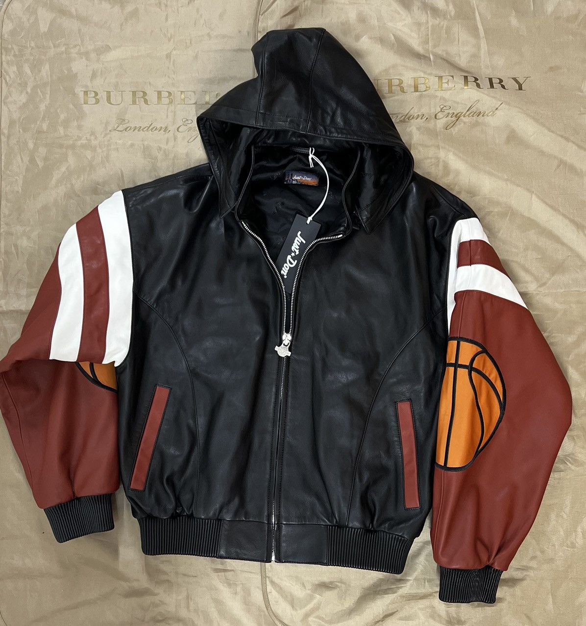 Just Don Just Don New York basketball leather jacket size L $3000 