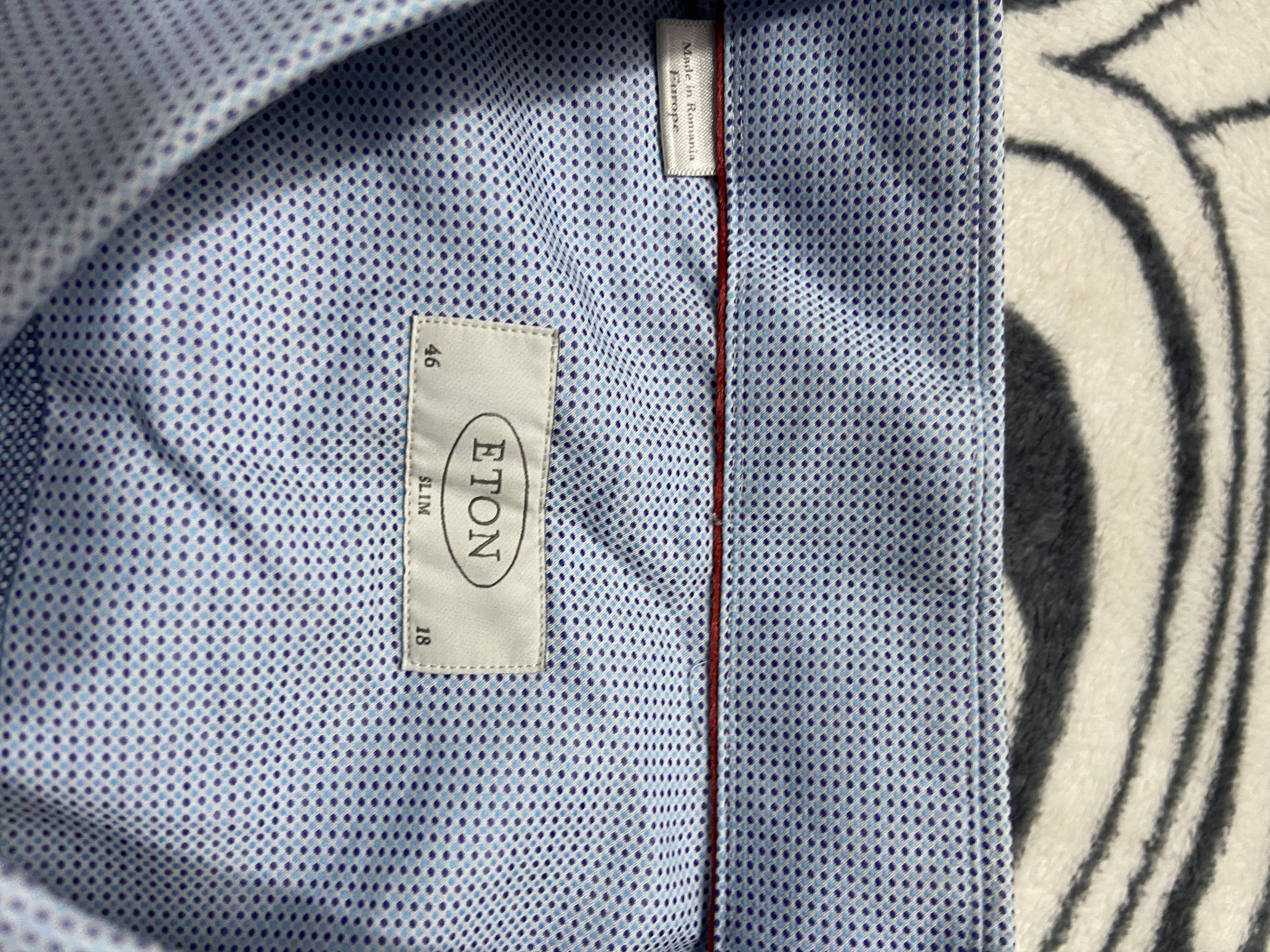 Eton × Vintage Eton Mens Long Sleeve Shirt Size US XL / EU 56 / 4 - 4 Thumbnail