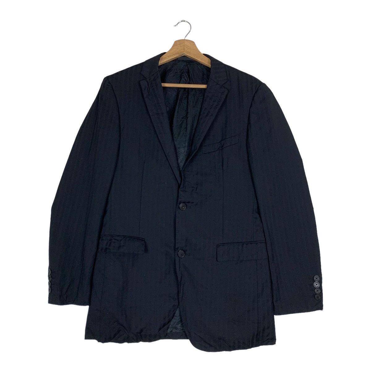 Burberry VINTAGE BURBERRY BLACK LABEL BLAZER PEAK IN BLUE BLACK Size US M / EU 48-50 / 2 - 1 Thumbnail