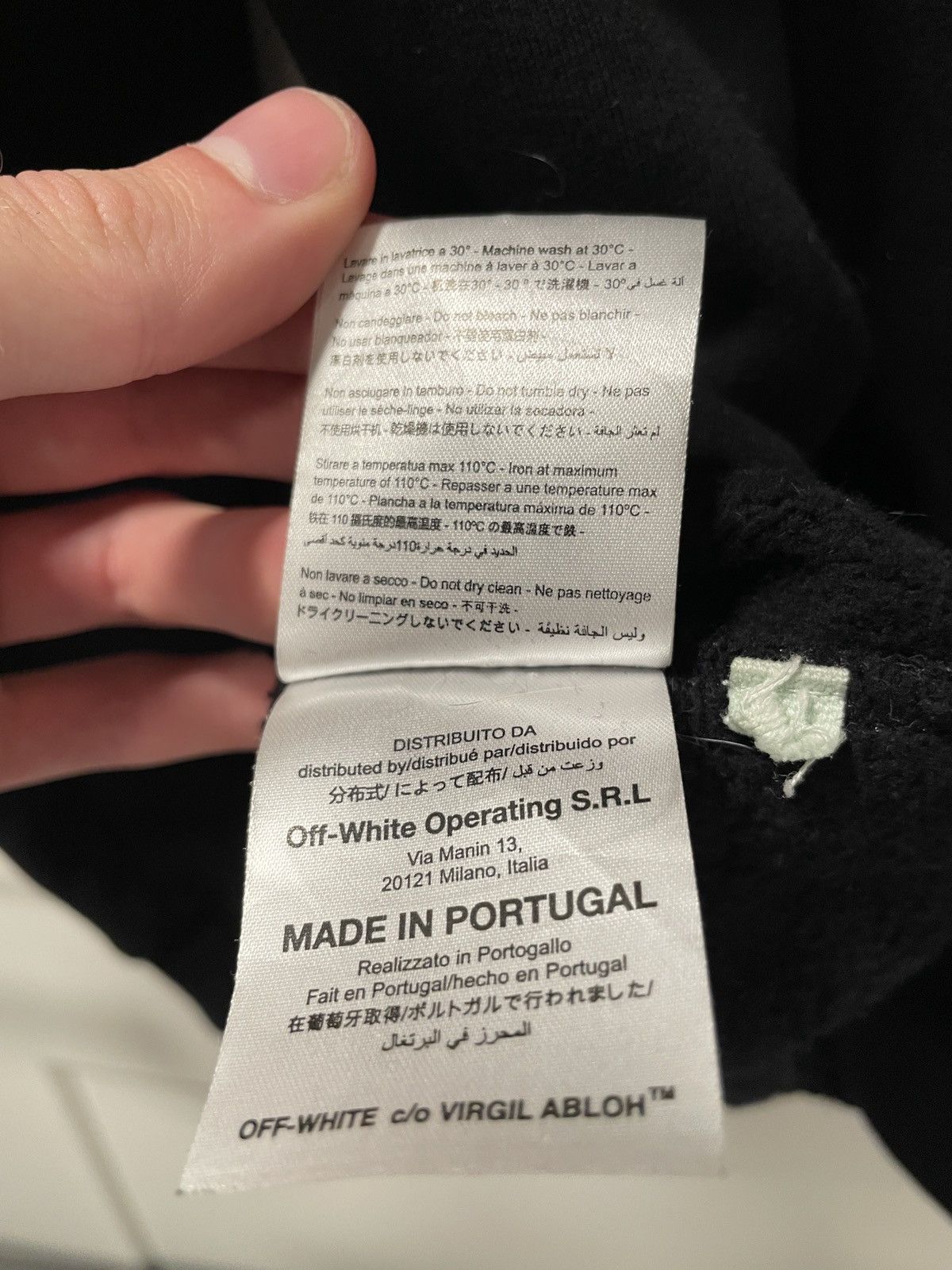 Off-White OFF-WHITE S/S2017 Mirror Skeleton Crewneck Size US M / EU 48-50 / 2 - 6 Thumbnail
