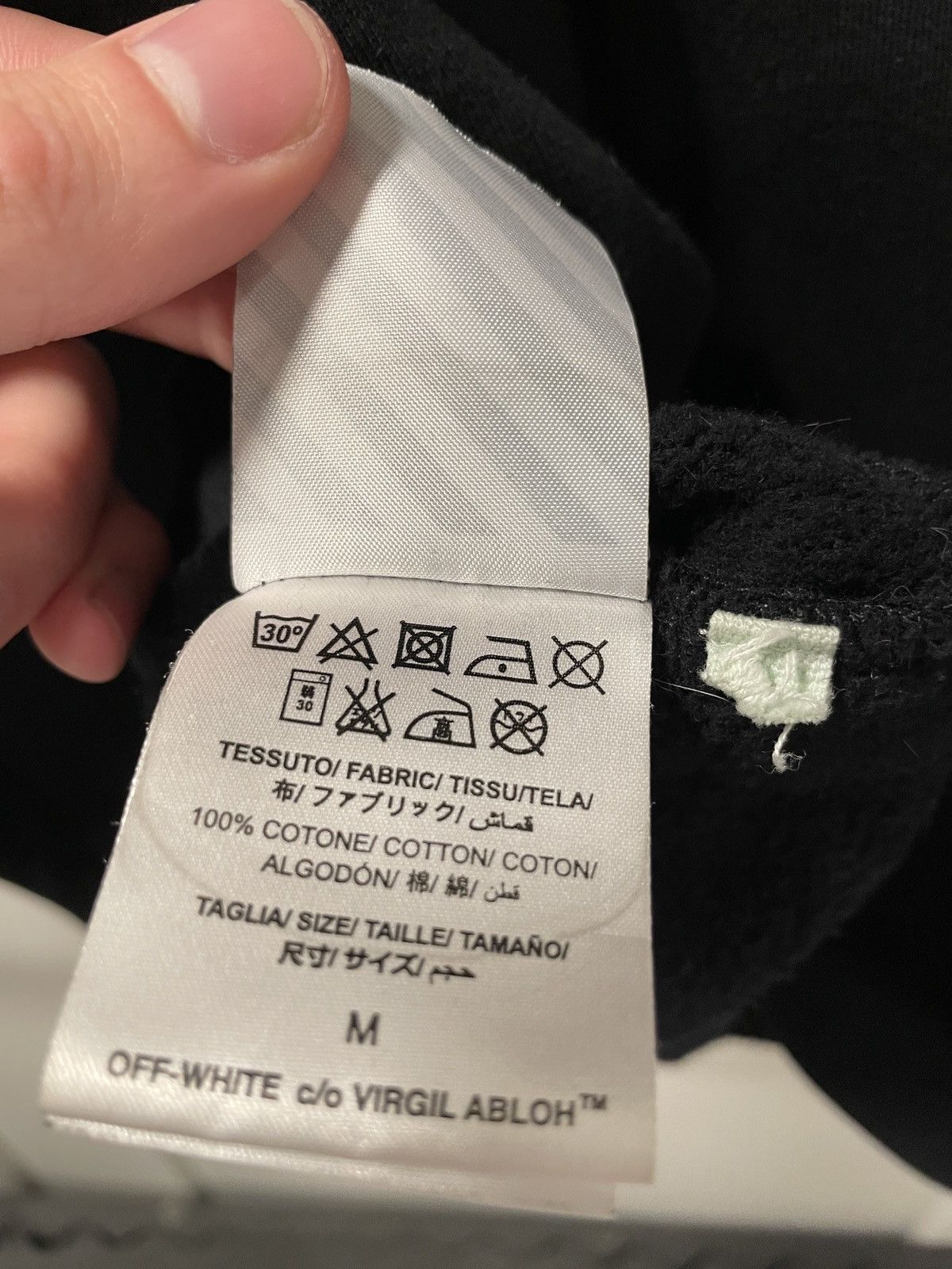 Off-White OFF-WHITE S/S2017 Mirror Skeleton Crewneck Size US M / EU 48-50 / 2 - 5 Thumbnail