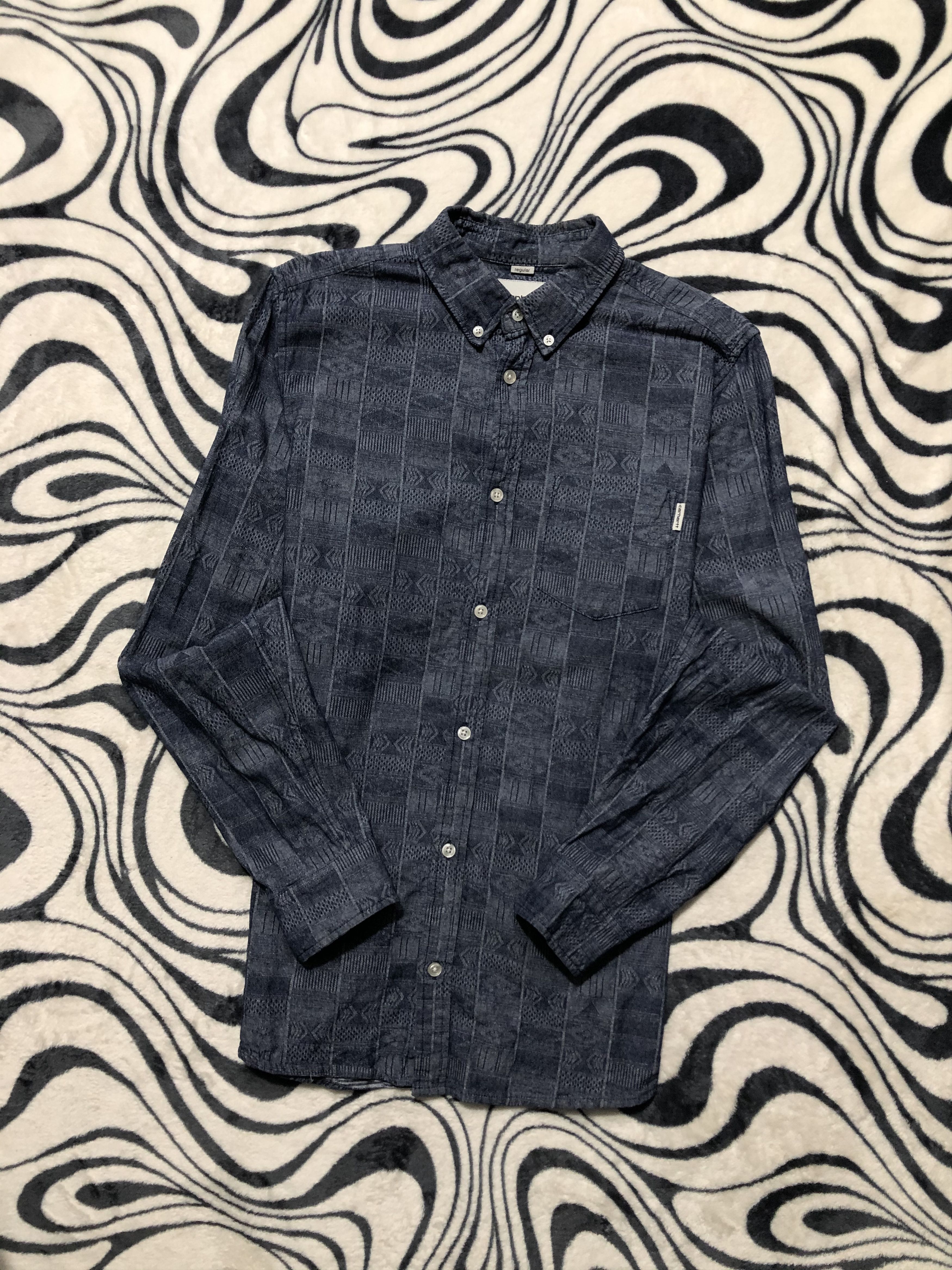 Carhartt × Carhartt Wip × Vintage Carhartt Wip Mens Long Sleeve Dustin Shirt Size US M / EU 48-50 / 2 - 1 Thumbnail