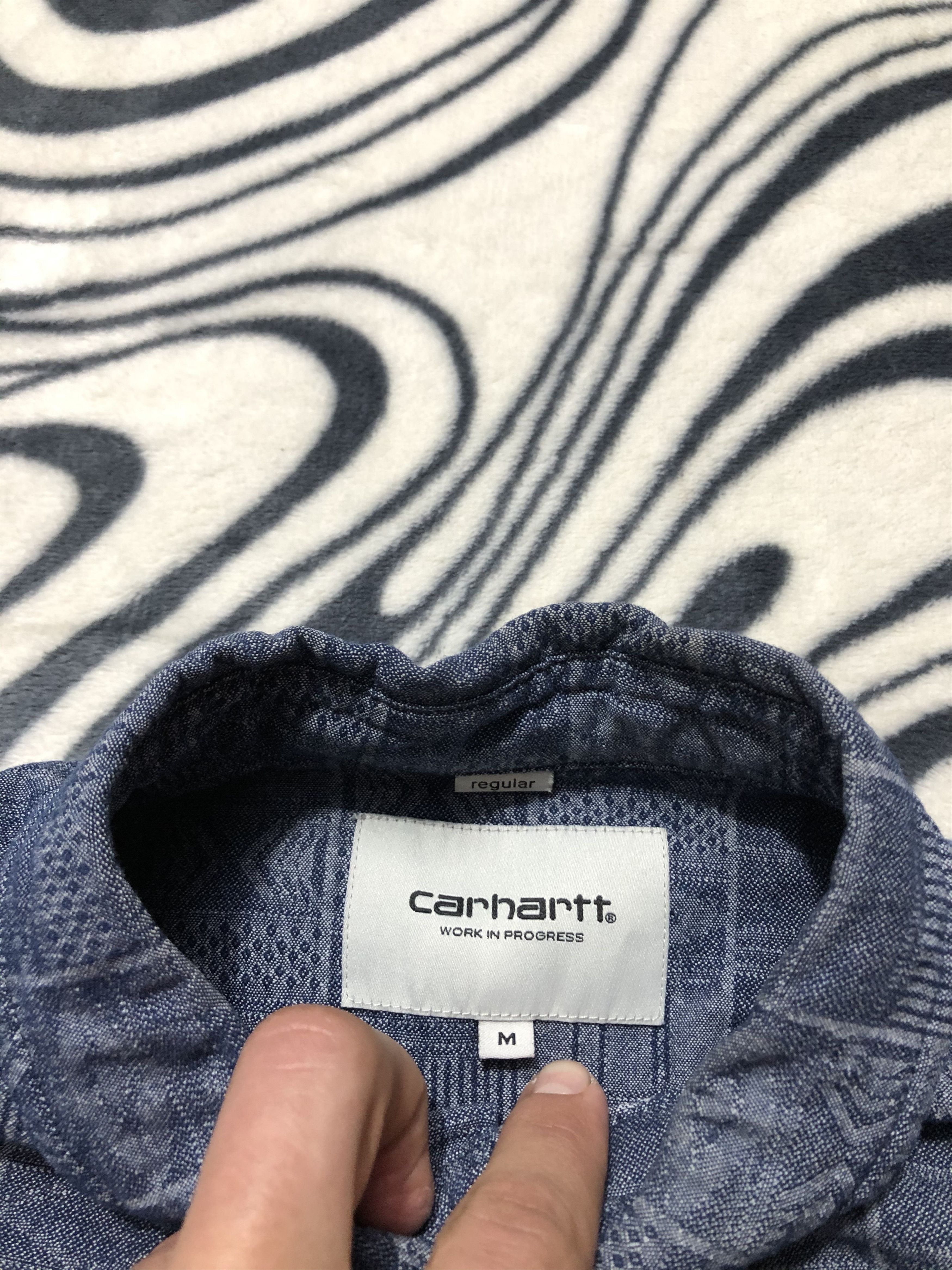 Carhartt × Carhartt Wip × Vintage Carhartt Wip Mens Long Sleeve Dustin Shirt Size US M / EU 48-50 / 2 - 4 Thumbnail