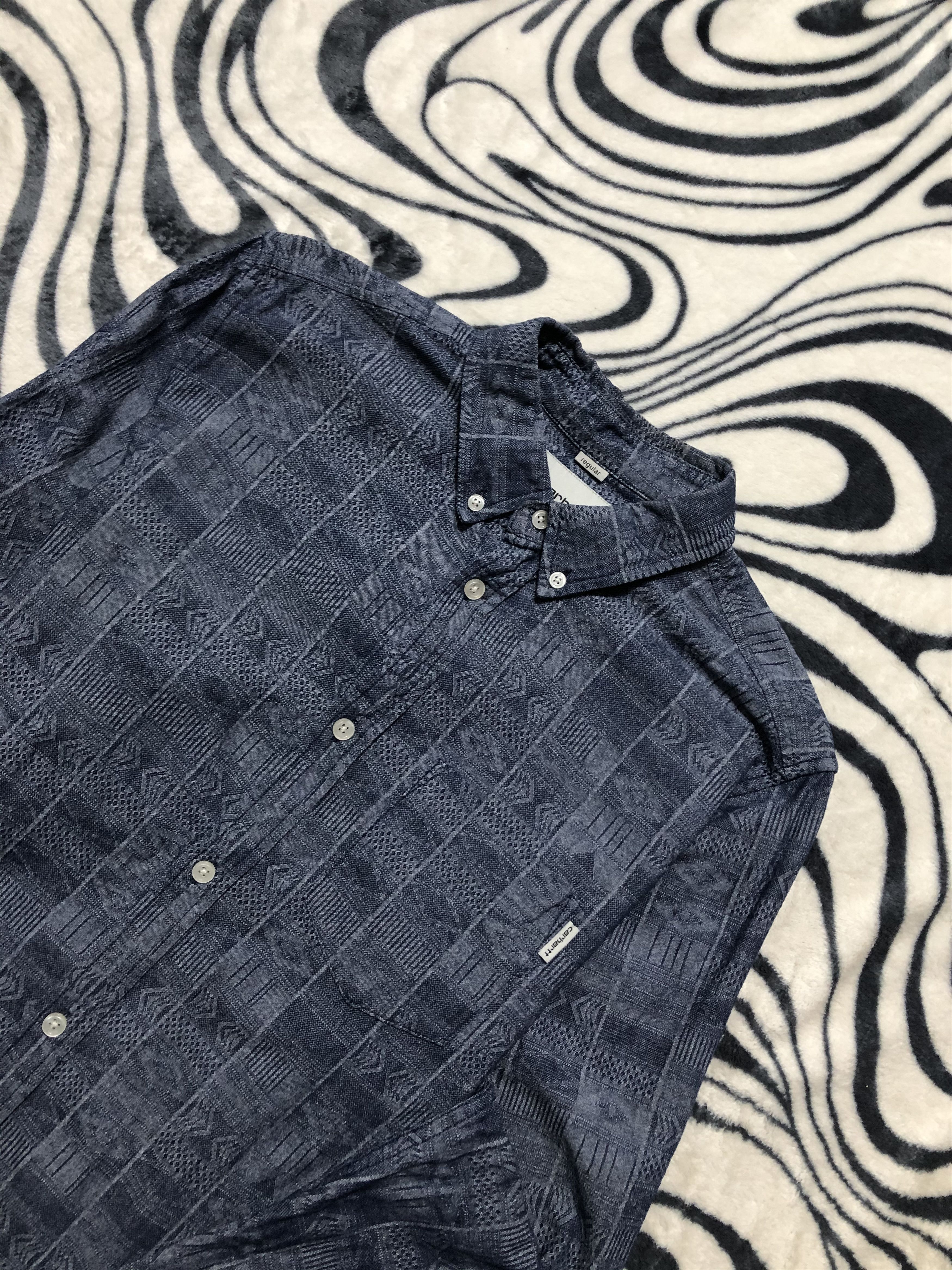 Carhartt × Carhartt Wip × Vintage Carhartt Wip Mens Long Sleeve Dustin Shirt Size US M / EU 48-50 / 2 - 2 Thumbnail