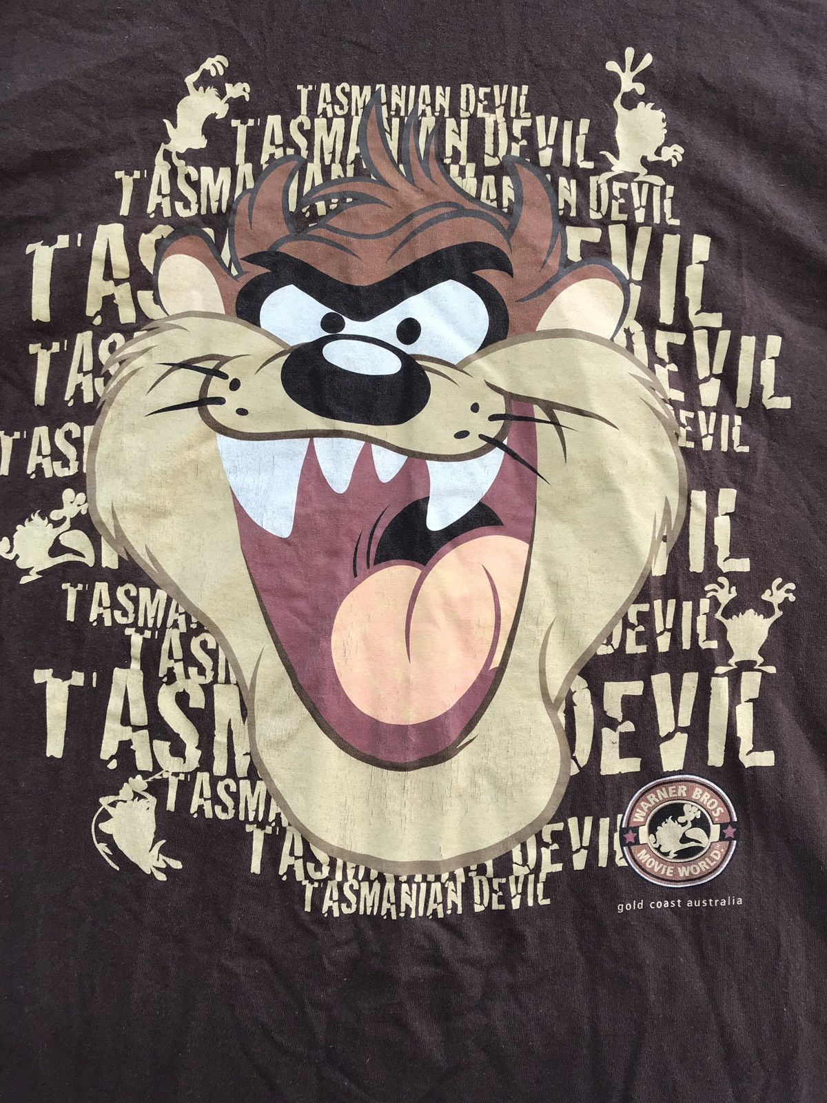 Cartoon Network Vintage Tasmanian devil overprint Size US L / EU 52-54 / 3 - 7 Thumbnail