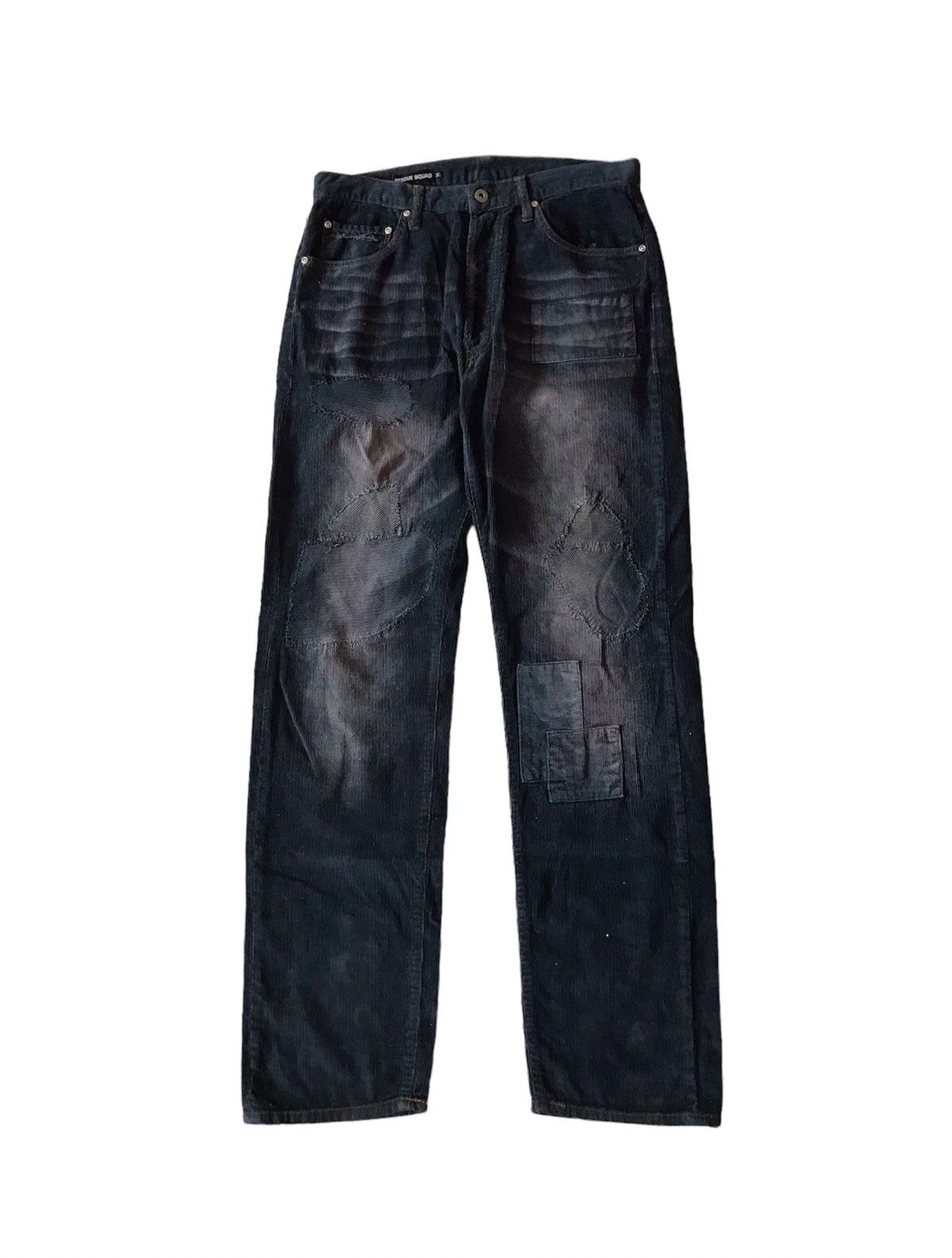 Beauty Beast × Japanese Brand × Tete Homme JAPANESE BRAND RESCUE SQUAD PATCHWORK CORDUROY TROUSER PANTS Size US 32 / EU 48 - 1 Thumbnail