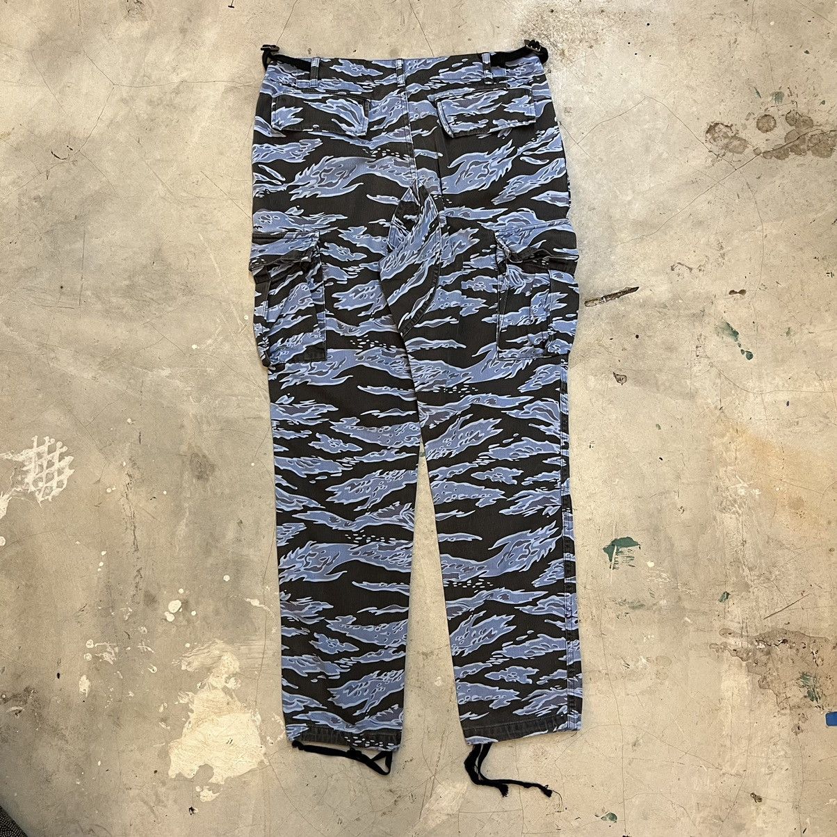 PHENOMENON SS2011 Phenomenon Blue Tigerstripe Pants Size US 31 - 6 Thumbnail