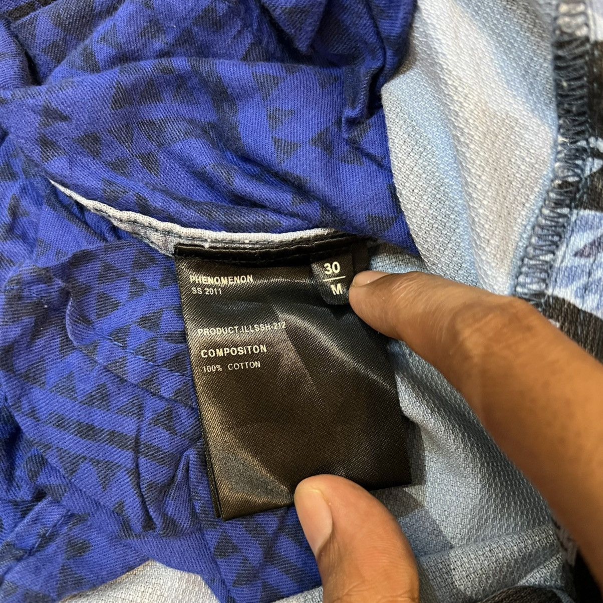 PHENOMENON SS2011 Phenomenon Blue Tigerstripe Pants Size US 31 - 4 Thumbnail