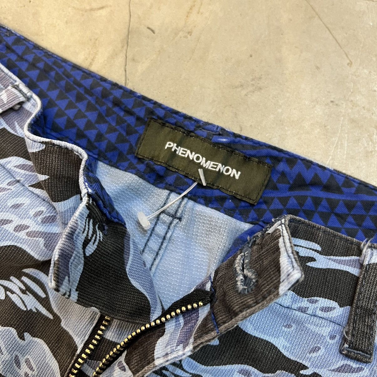 PHENOMENON SS2011 Phenomenon Blue Tigerstripe Pants Size US 31 - 3 Thumbnail