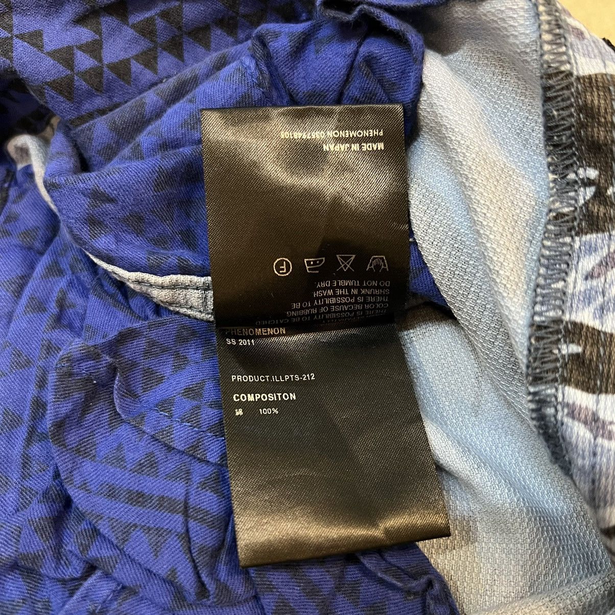 PHENOMENON SS2011 Phenomenon Blue Tigerstripe Pants Size US 31 - 5 Thumbnail
