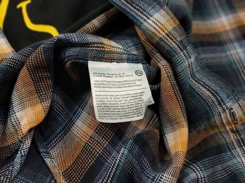 Flannel Vintage Flannel Shirt Travis Scott Style Size US M / EU 48-50 / 2 - 13 Thumbnail