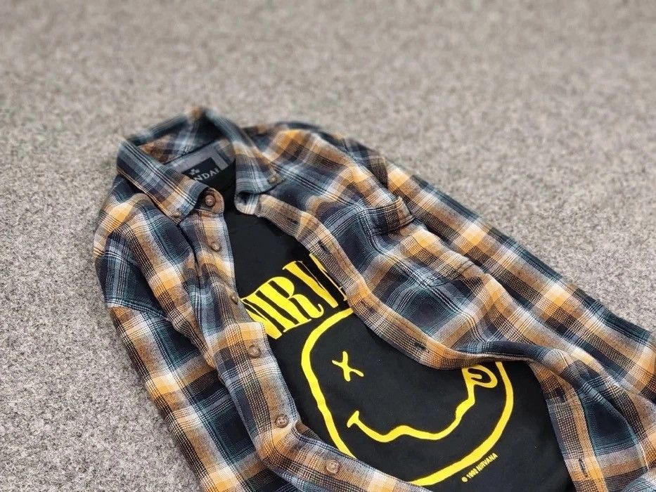 Flannel Vintage Flannel Shirt Travis Scott Style Size US M / EU 48-50 / 2 - 11 Thumbnail