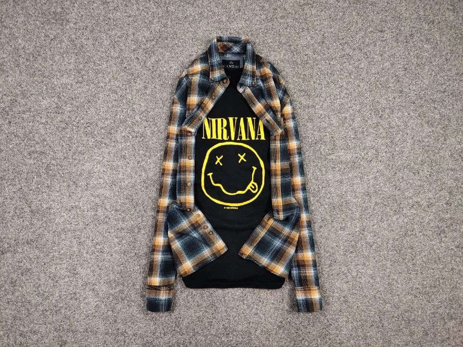 Flannel Vintage Flannel Shirt Travis Scott Style Size US M / EU 48-50 / 2 - 1 Thumbnail