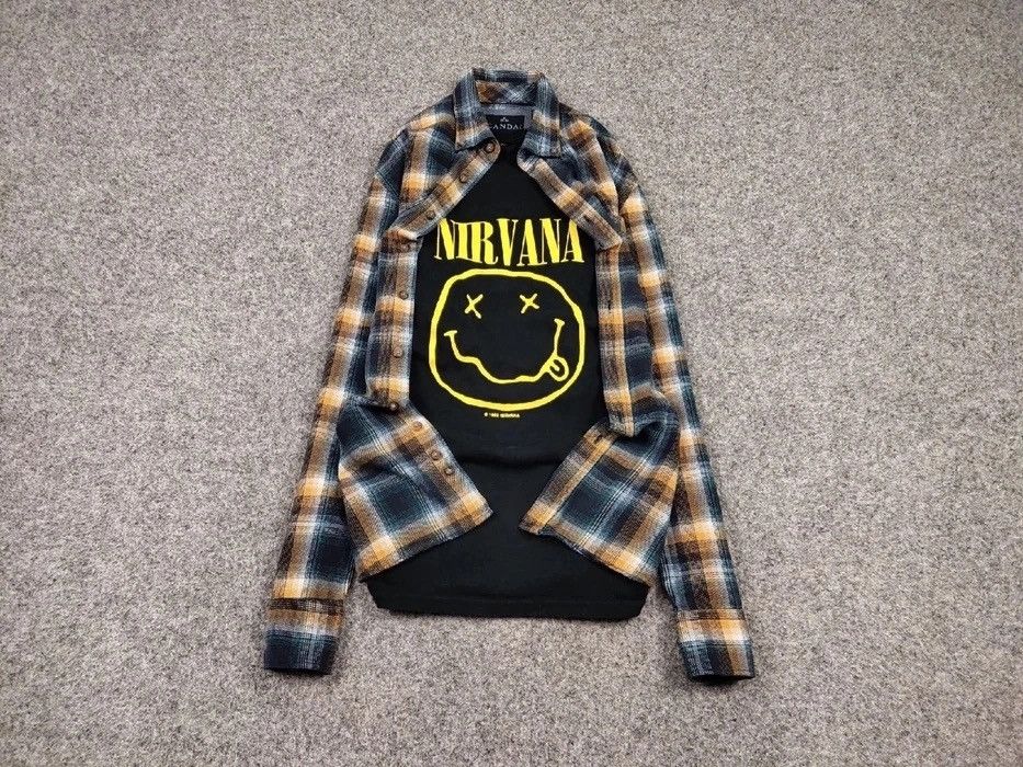Flannel Vintage Flannel Shirt Travis Scott Style Size US M / EU 48-50 / 2 - 2 Thumbnail