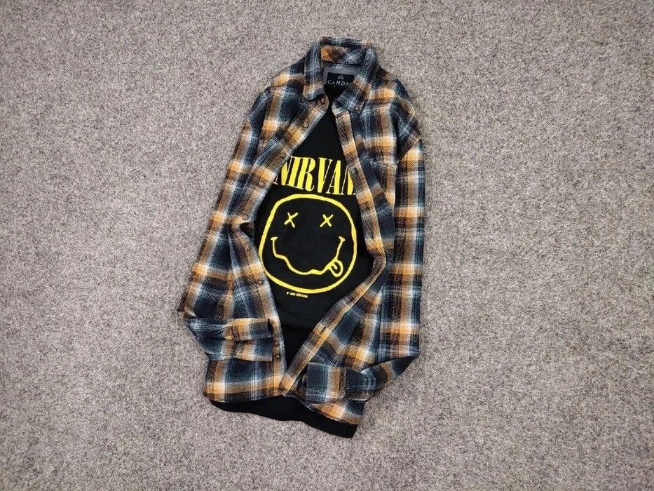 Flannel Vintage Flannel Shirt Travis Scott Style Size US M / EU 48-50 / 2 - 9 Thumbnail