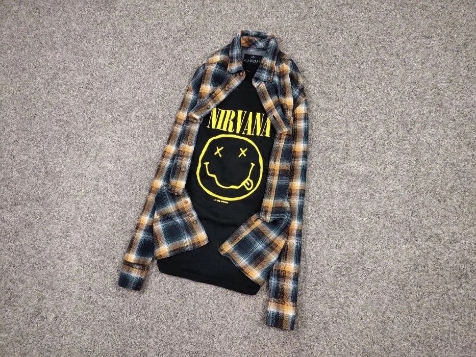 Flannel Vintage Flannel Shirt Travis Scott Style Size US M / EU 48-50 / 2 - 3 Thumbnail