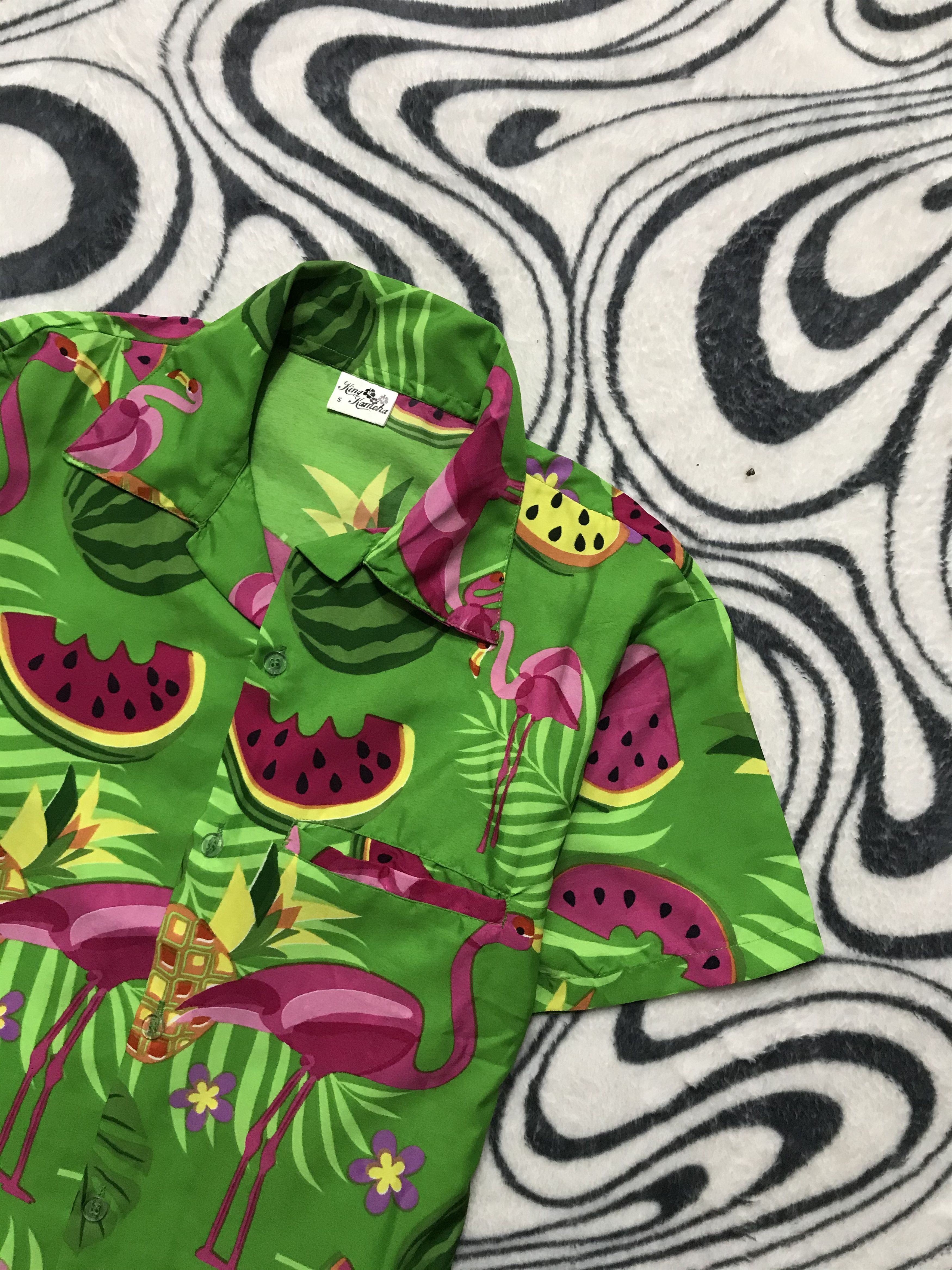 Vintage Vintage Hawaiian Shirt Full Printed Size US M / EU 48-50 / 2 - 2 Thumbnail