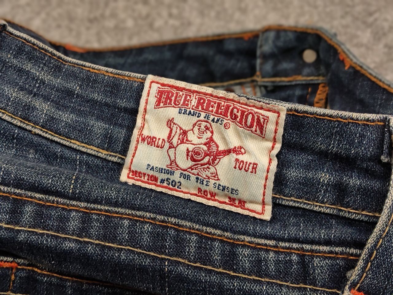 True Religion Vintage True Religion section Row Seat Jeans Made in USA ; Size 28" / US 6 / IT 42 - 19 Thumbnail