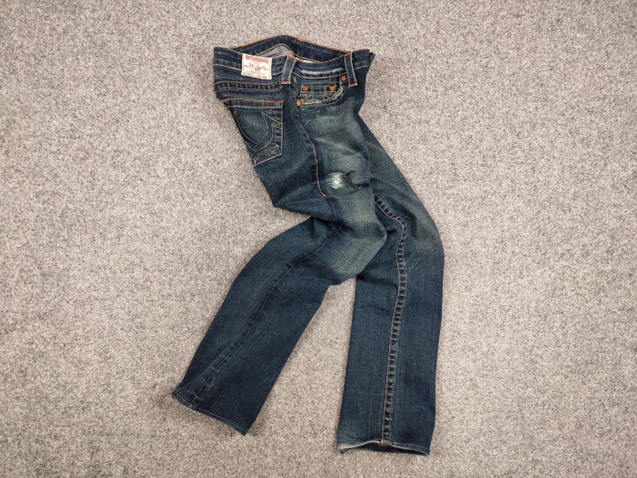 True Religion Vintage True Religion section Row Seat Jeans Made in USA ; Size 28" / US 6 / IT 42 - 17 Thumbnail
