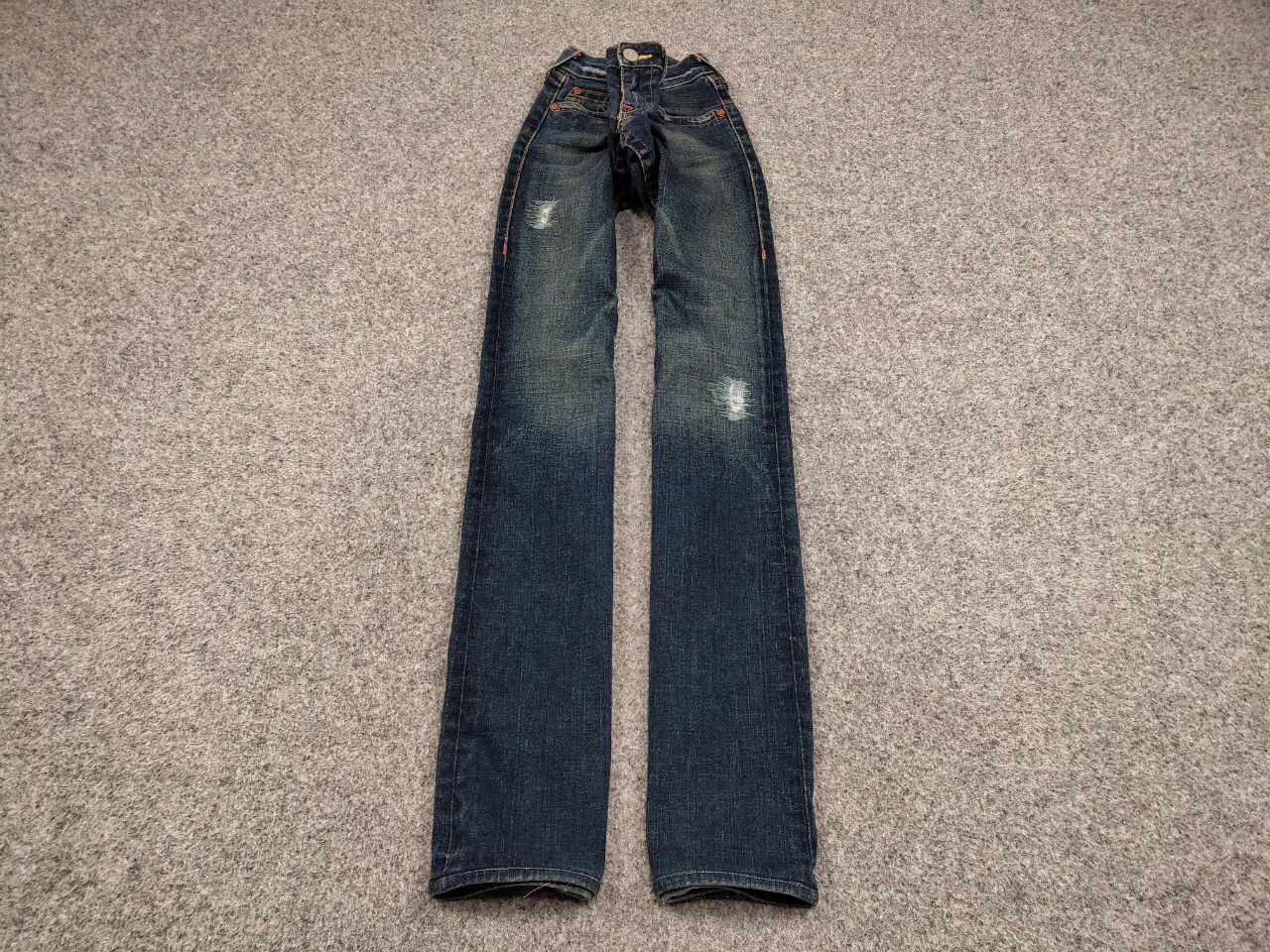 True Religion Vintage True Religion section Row Seat Jeans Made in USA ; Size 28" / US 6 / IT 42 - 2 Thumbnail